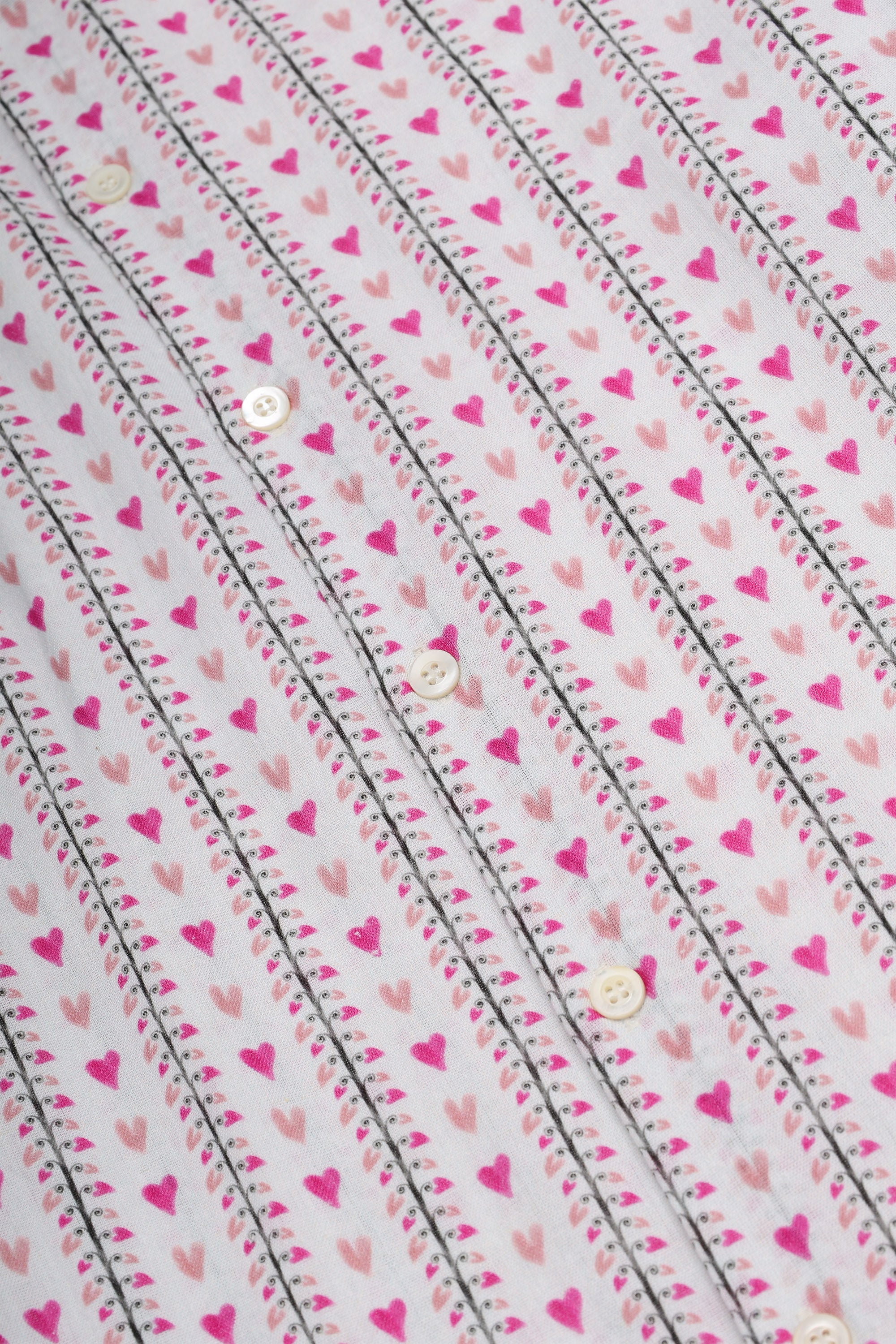 "Love stripes" evening shirt