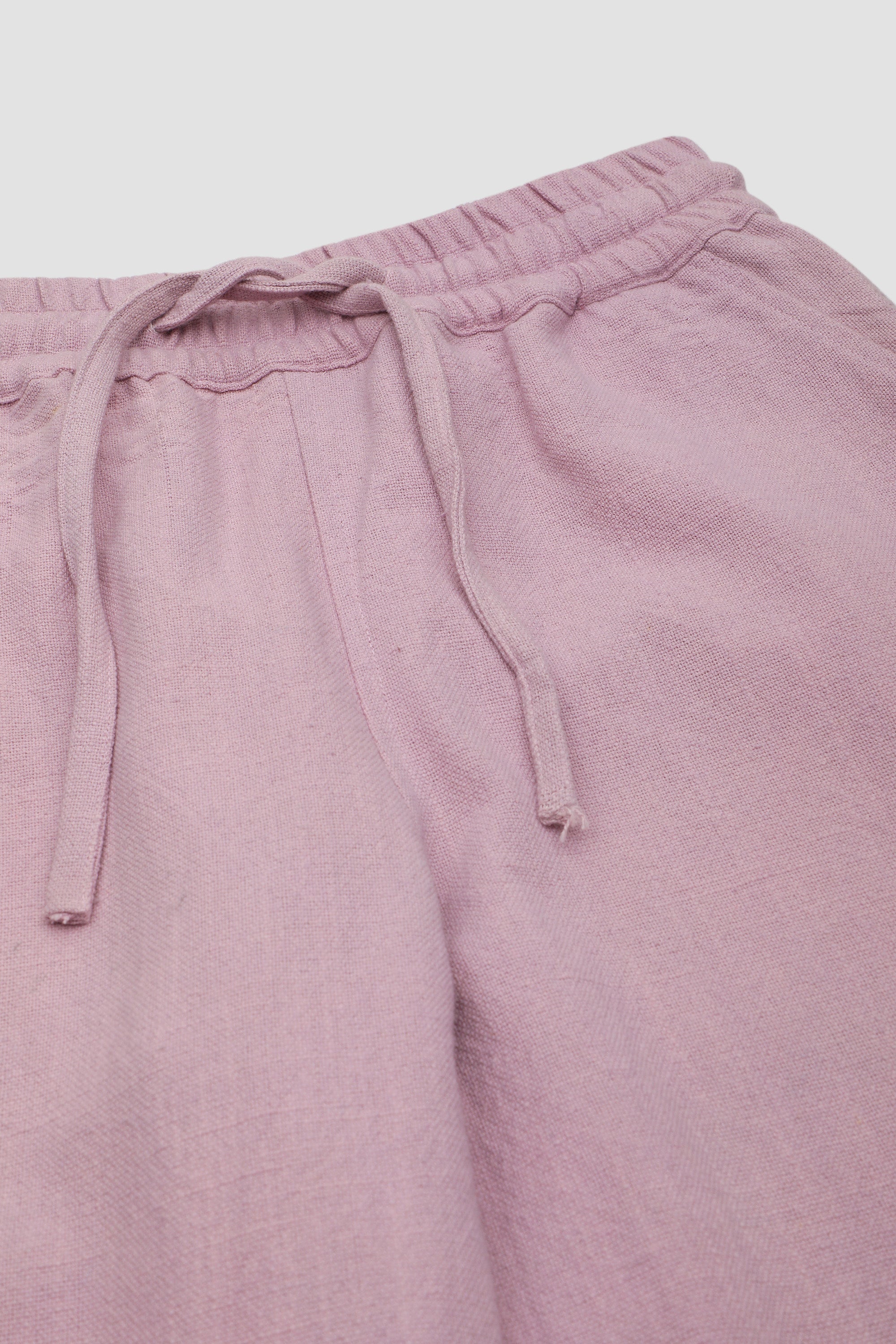 Lavender textured lounge pants