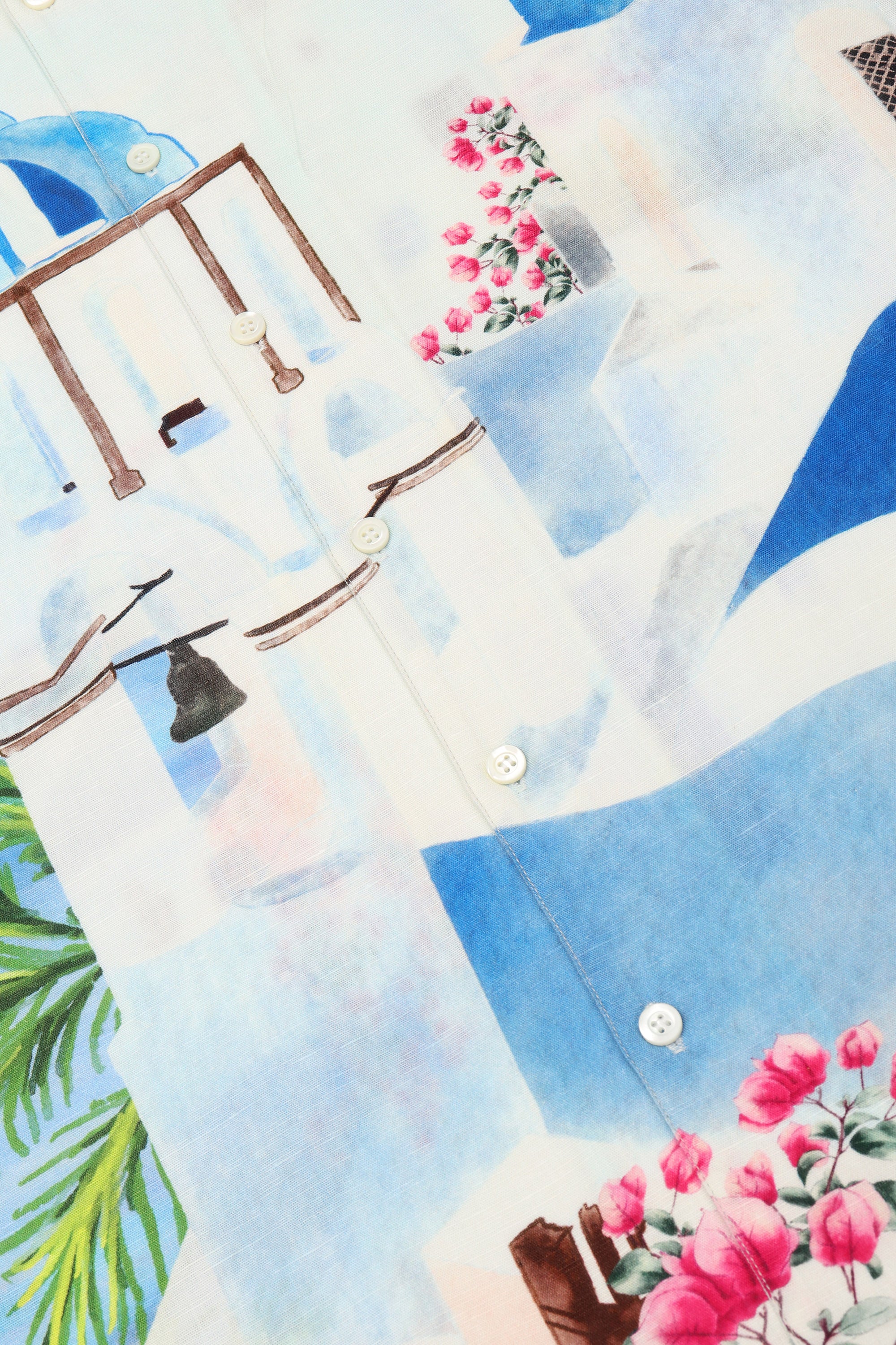 Greece watercolor shirt