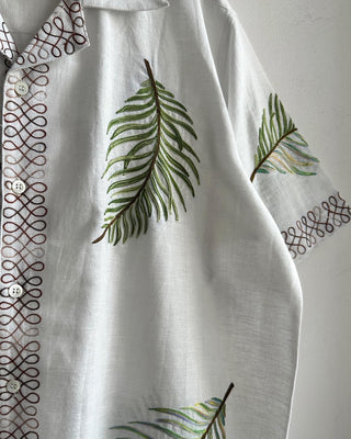 "Le Palm" embroidered Shirt