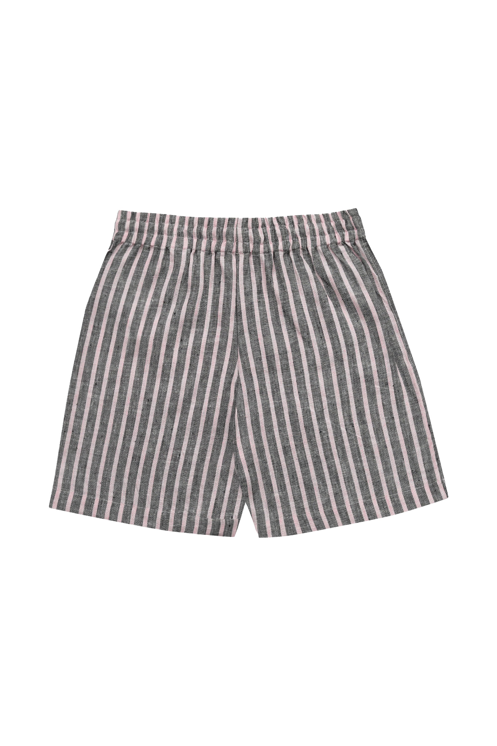 Stripes Linen lounge shorts