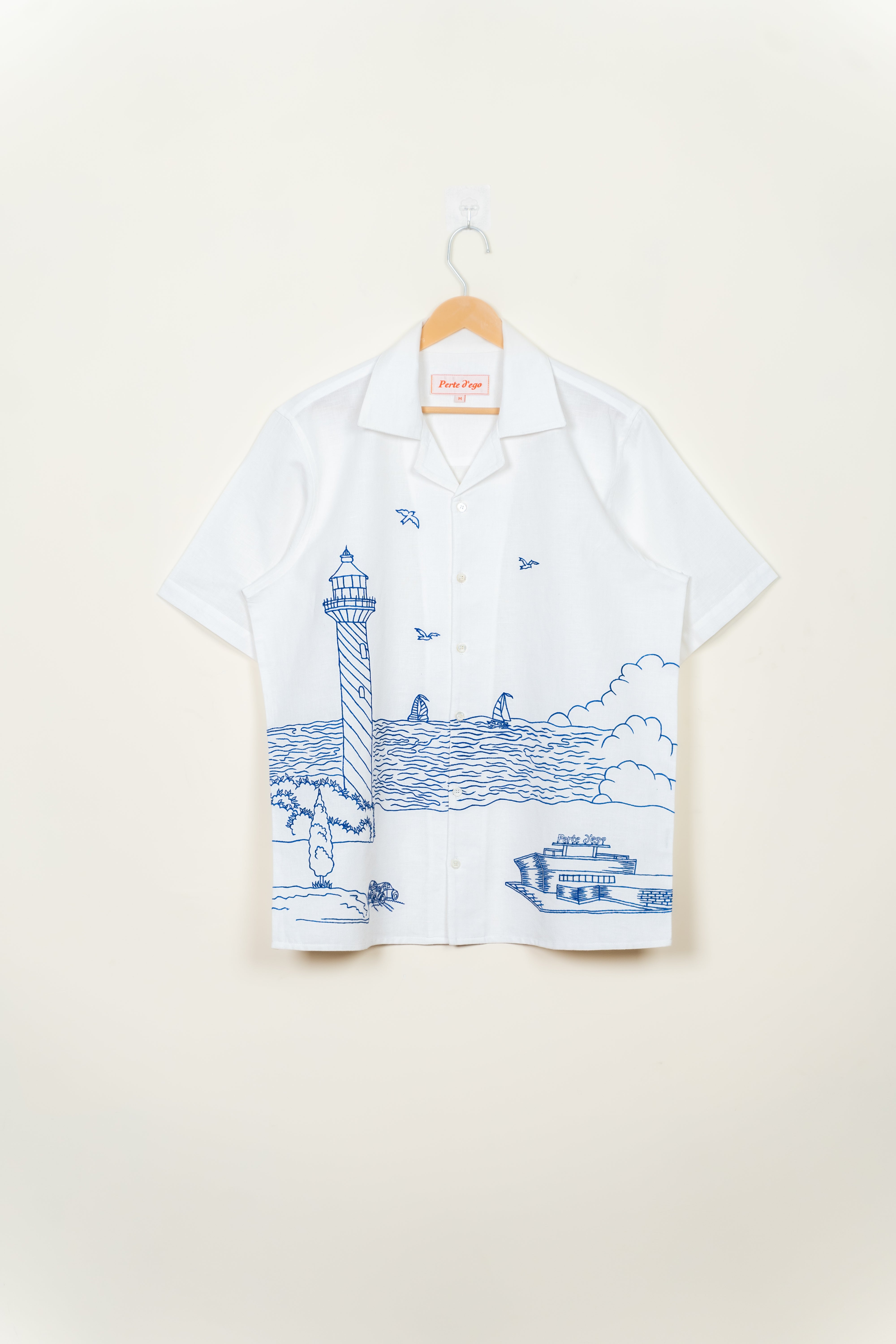 "Day at the harbor" embroidered Shirt SS25