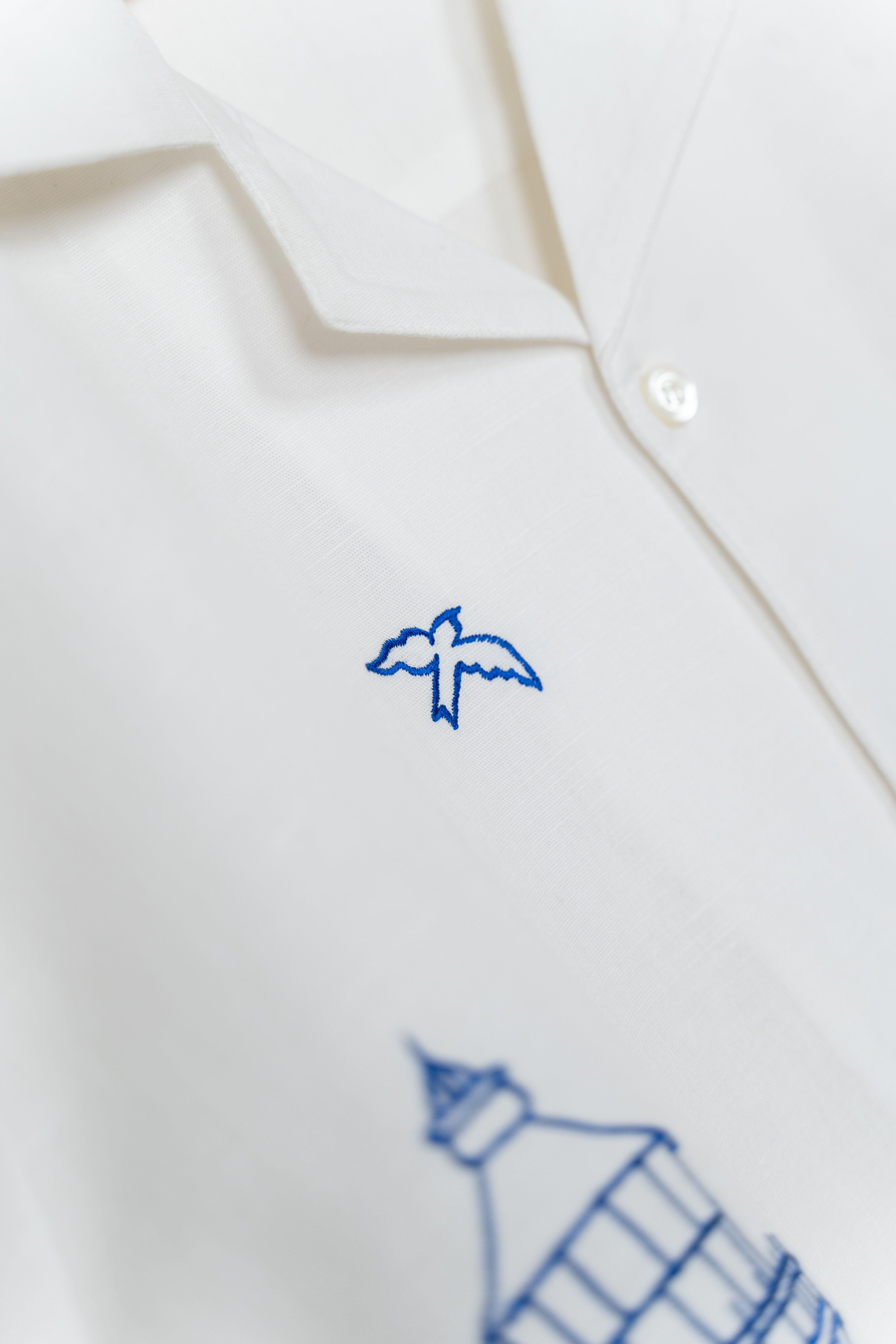 "Day at the harbor" embroidered Shirt SS25