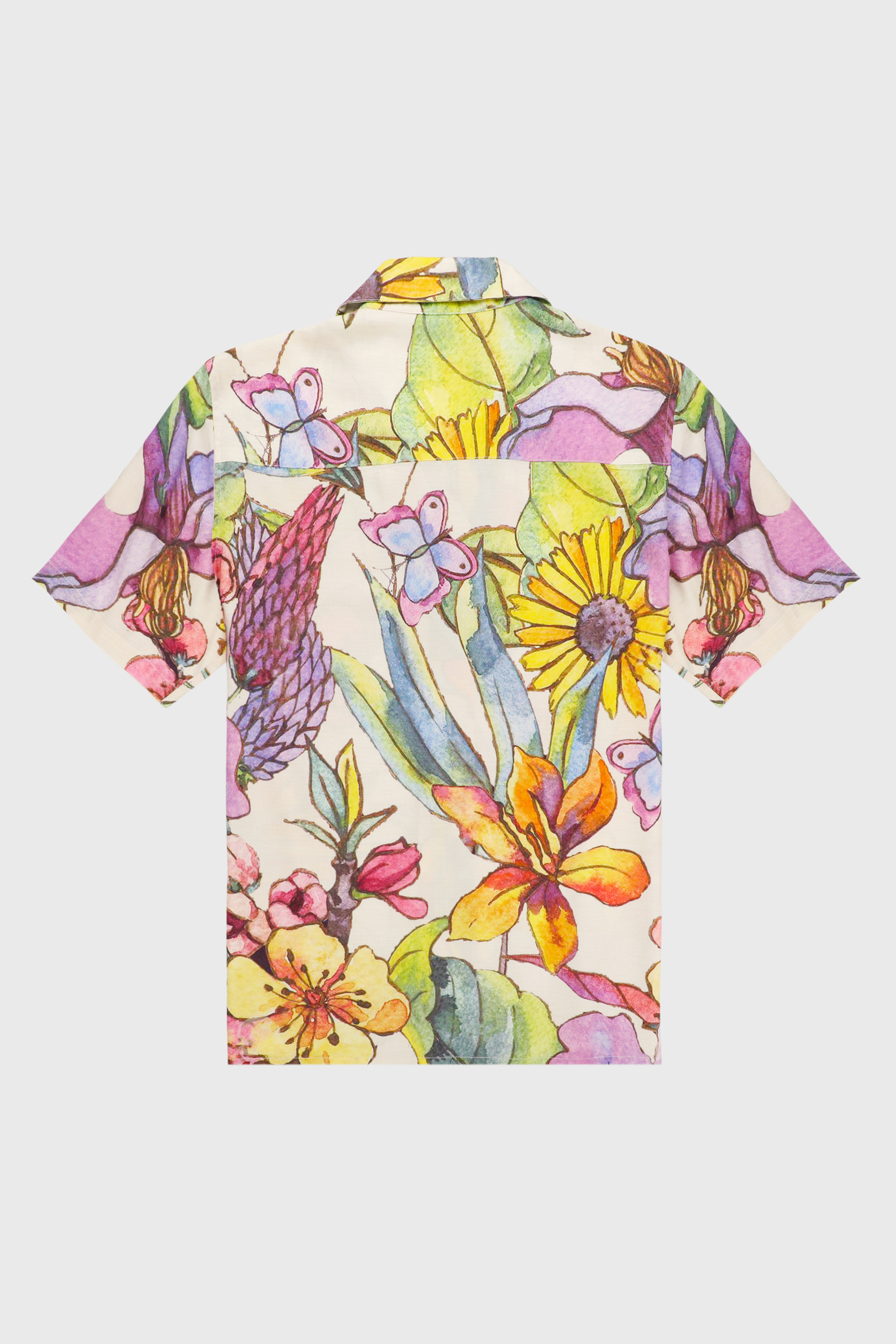 Floral sketch shirt