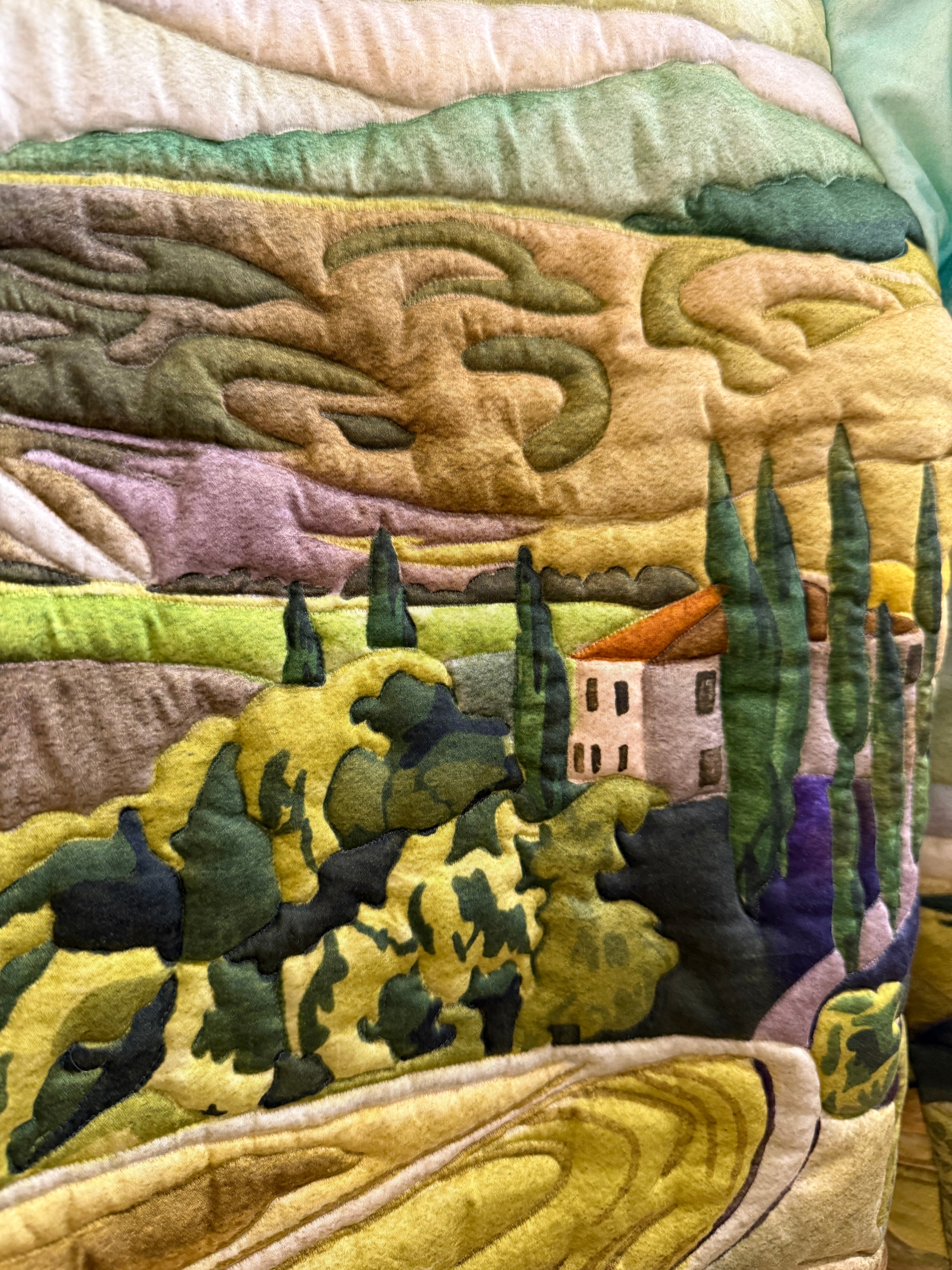 "Afternoon in Tuscany" quilted jacket