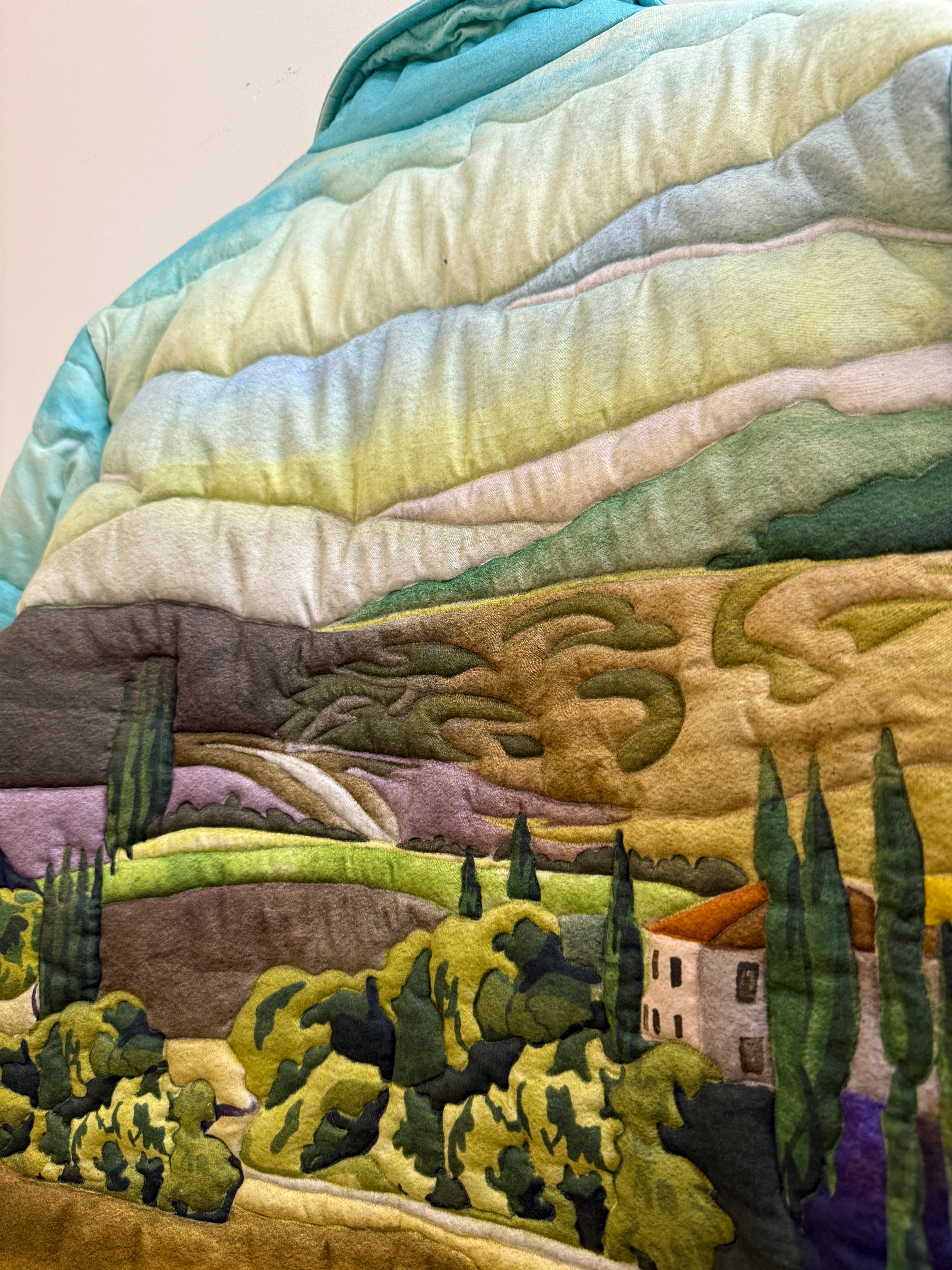 "Afternoon in Tuscany" quilted jacket