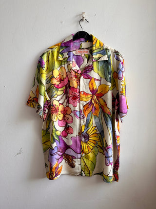 Floral sketch shirt