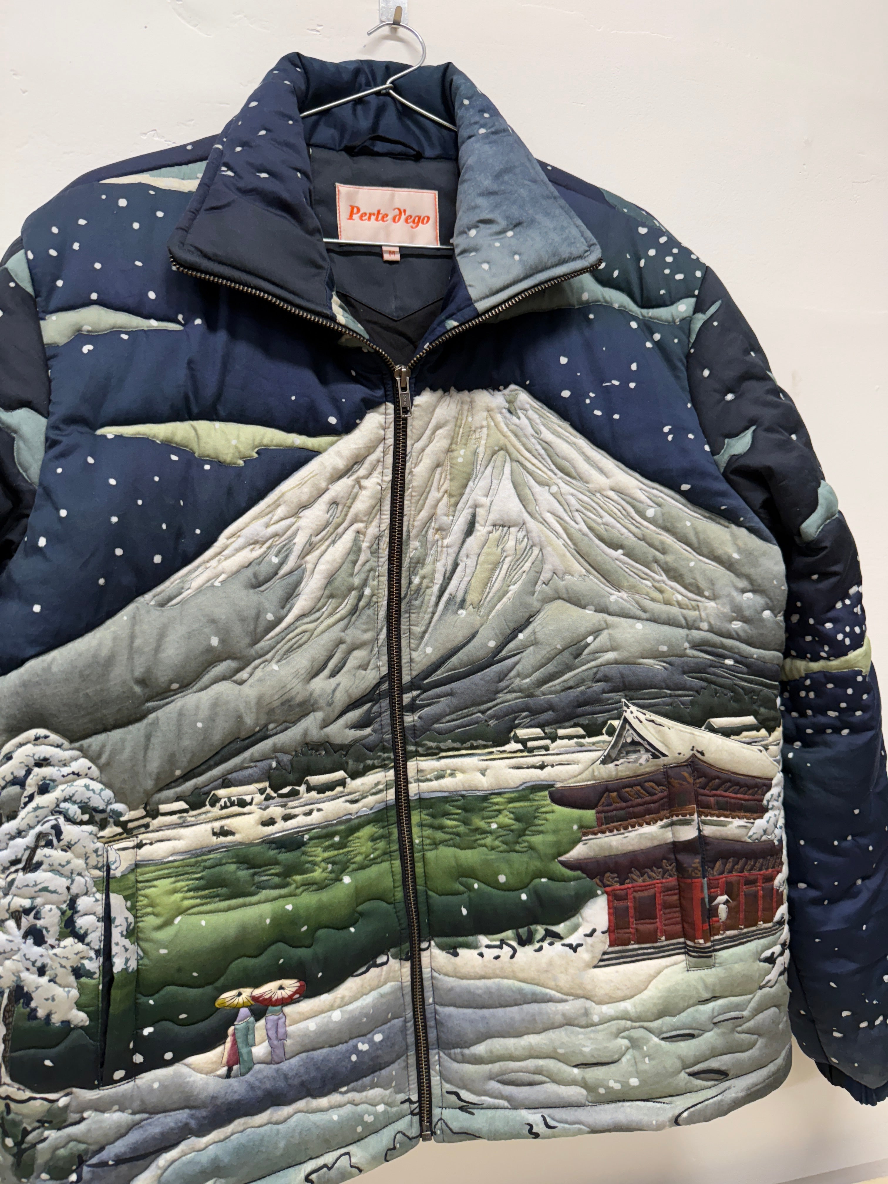 "Mount Fuji" quilted jacket