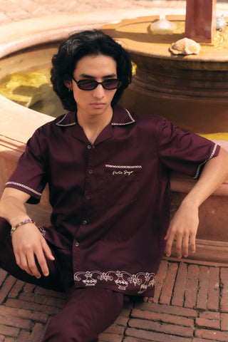 "Le Peru" hand embroidered Shirt
