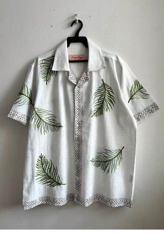 "Le Palm" embroidered Shirt