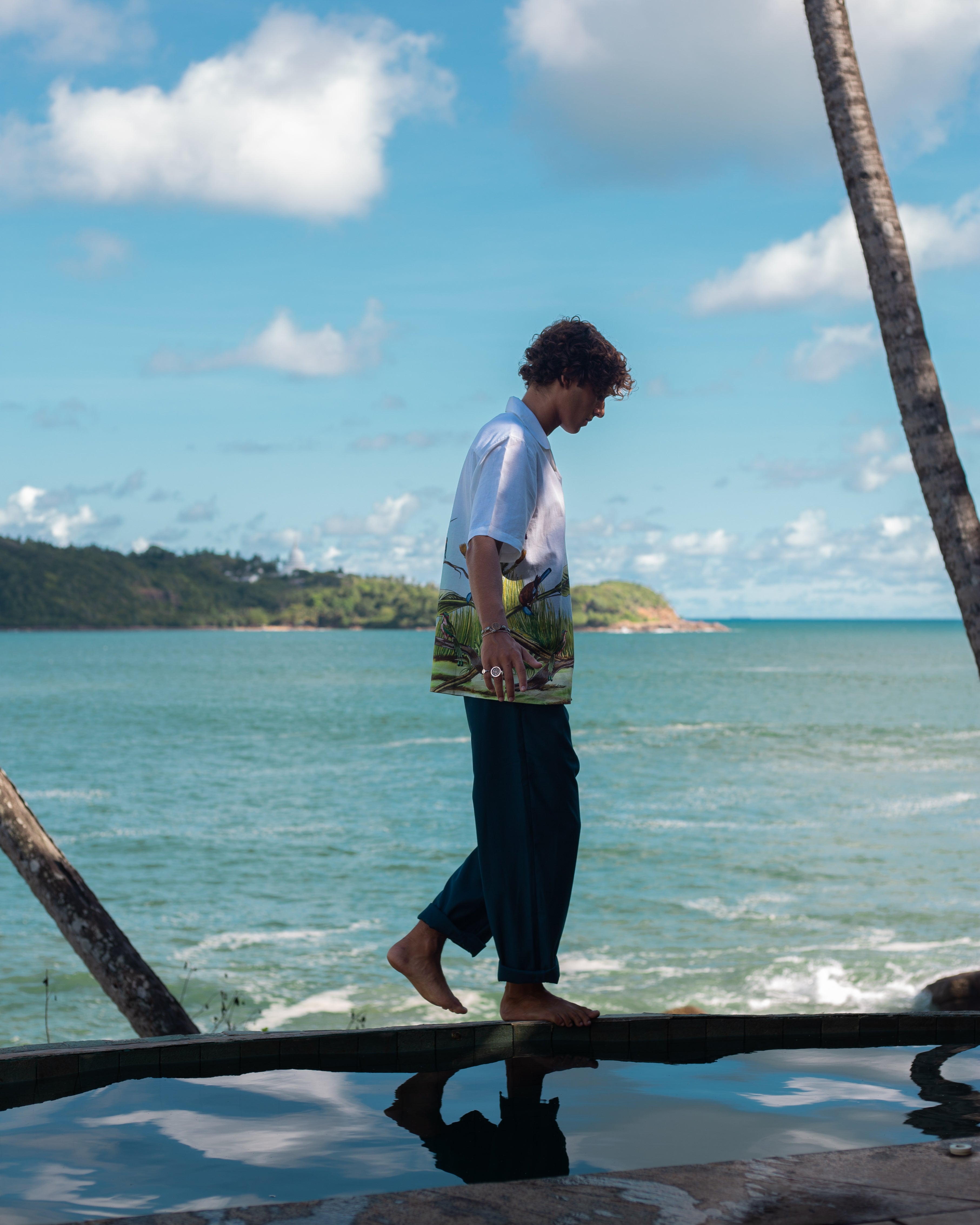 "Le Maine" linen shirt