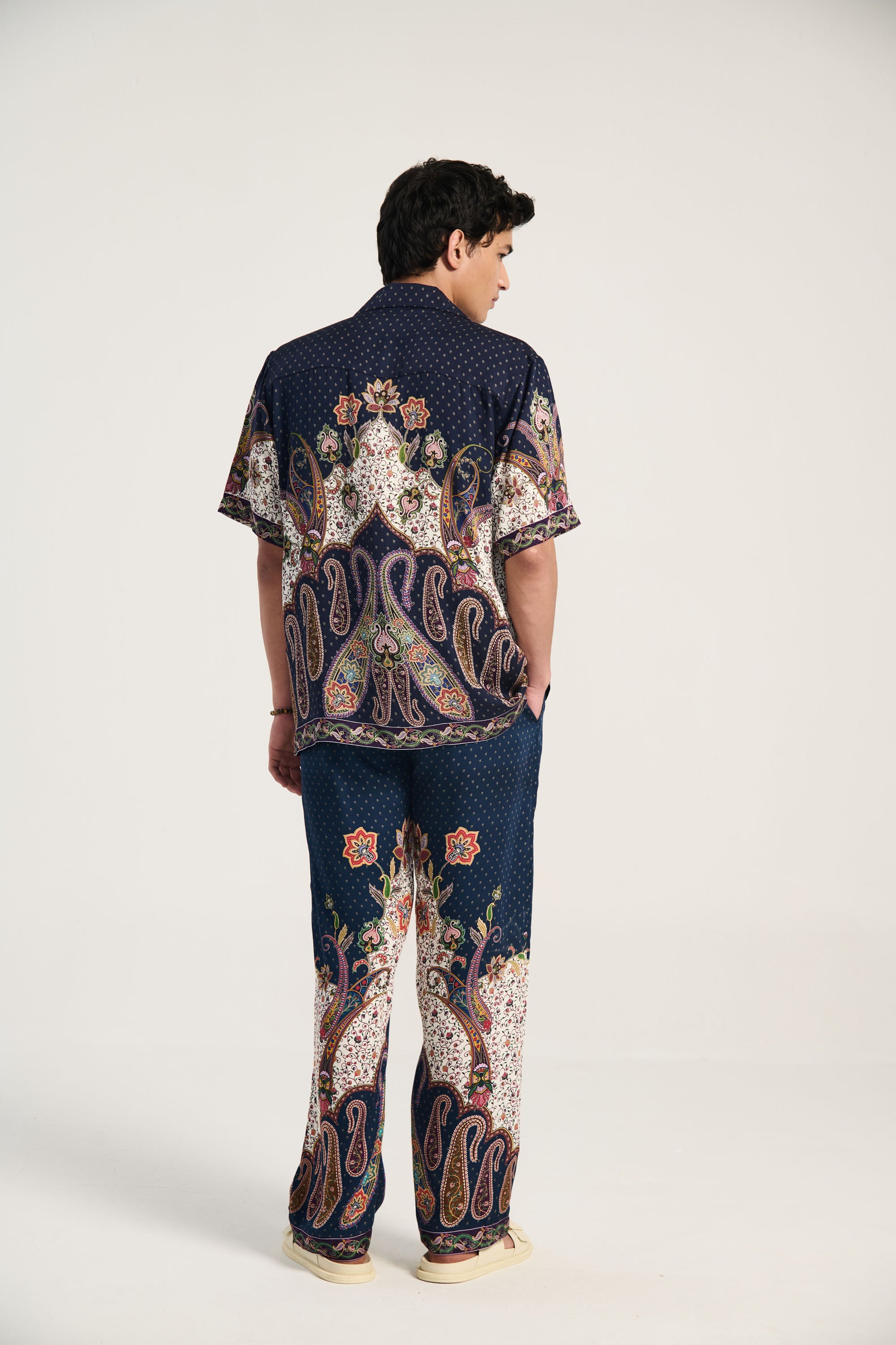 Midnight paisley lounge pants