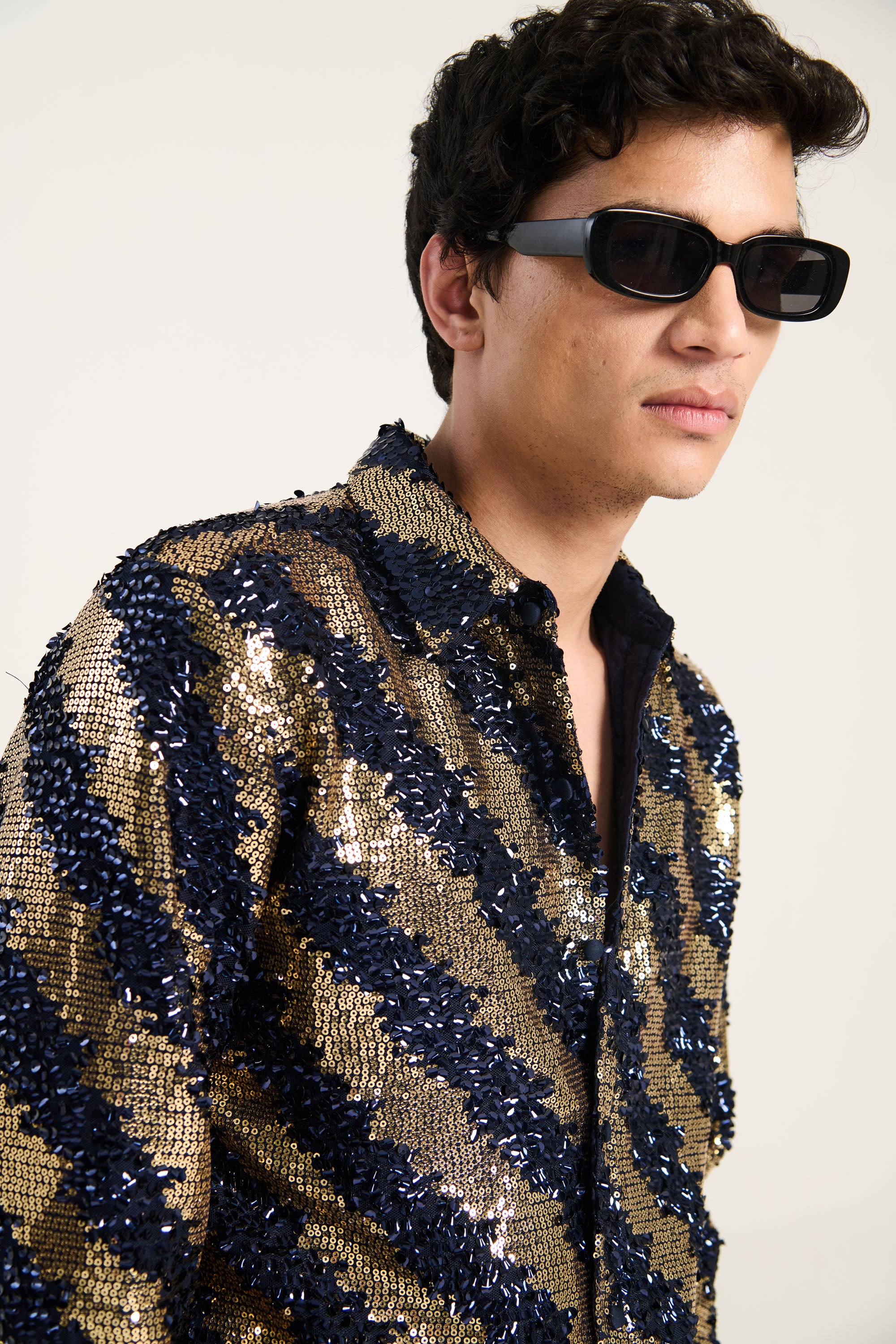 "Le Mallorca" sequins shirt