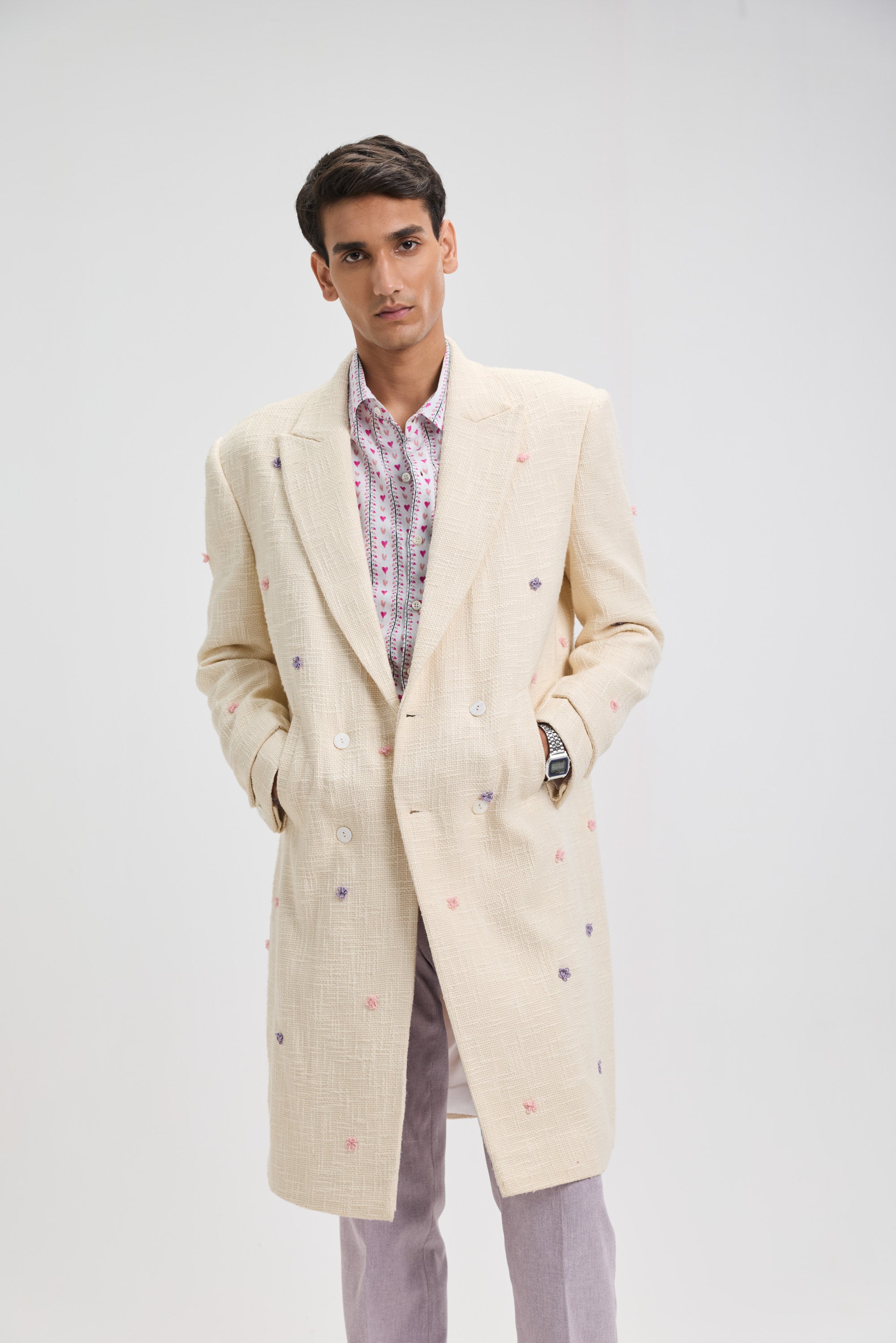 "Love stripes" evening shirt