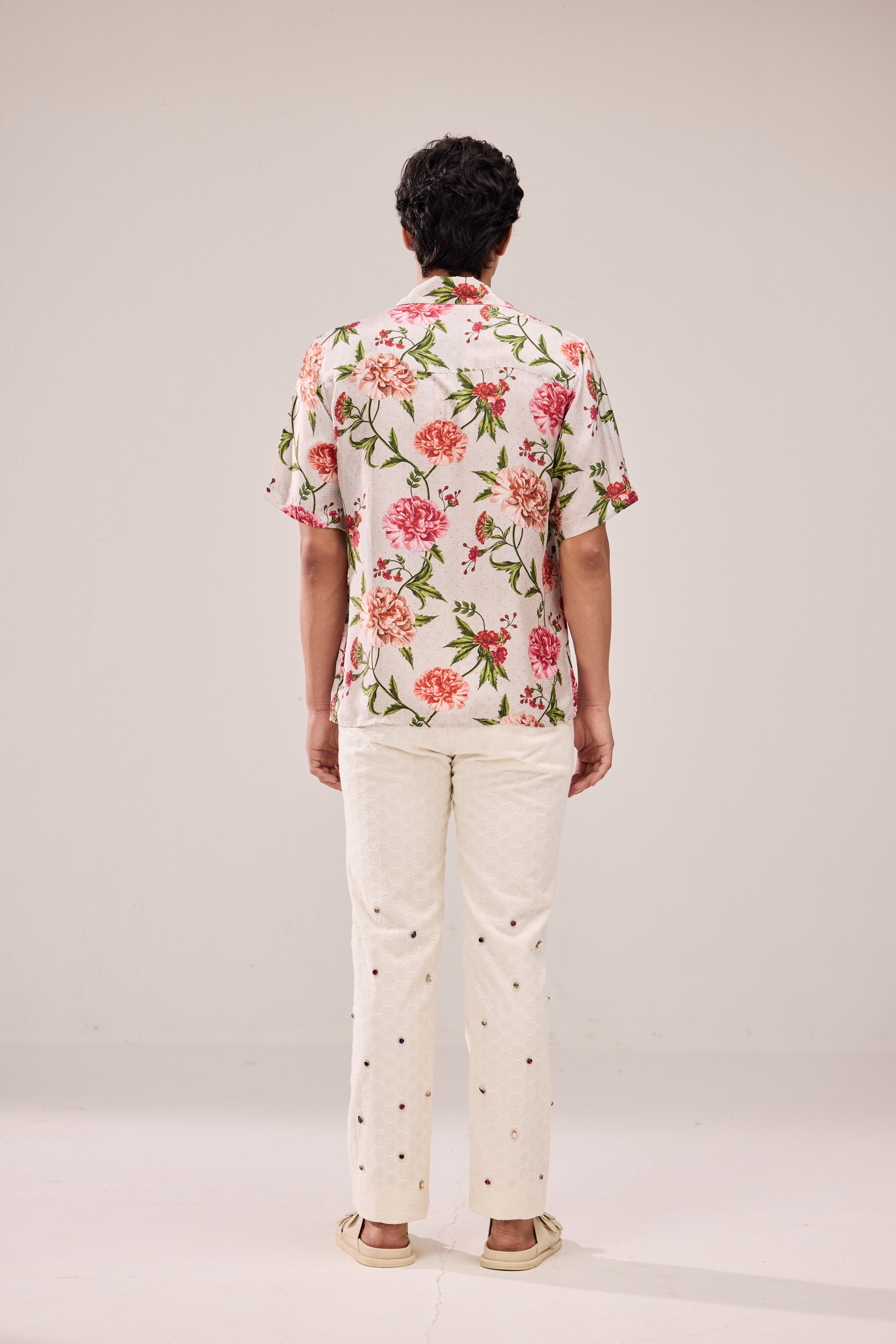 "Turks and Caicos" silk shirt