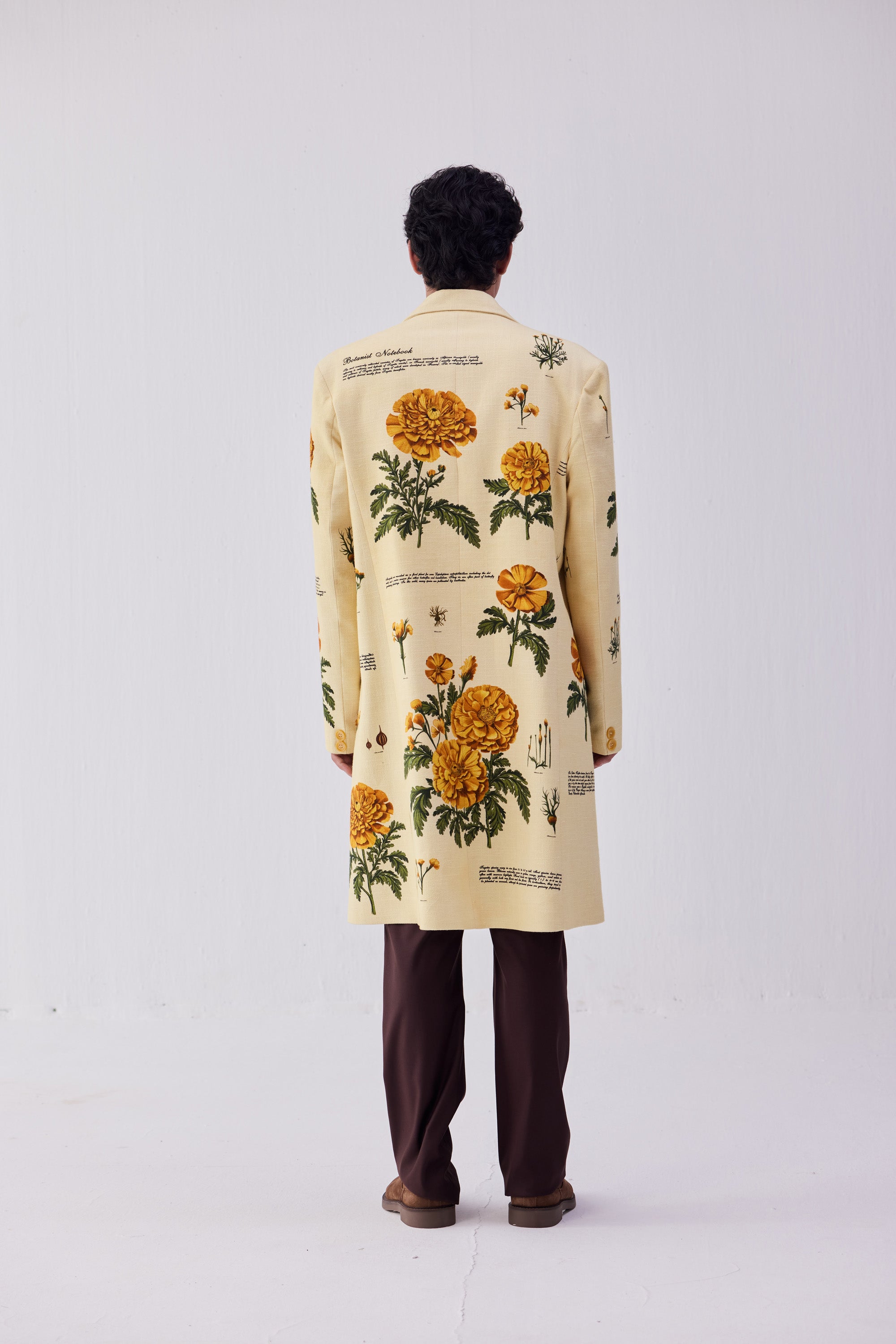 "Notes on marigold" overcoat