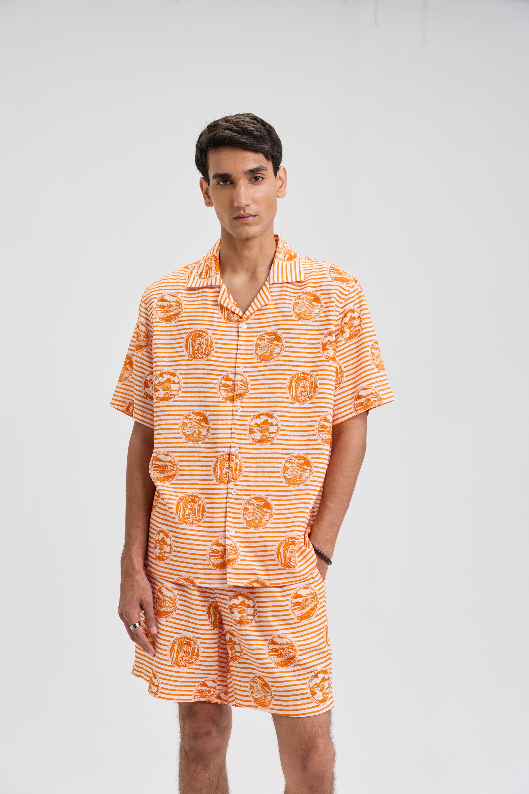 Medallion Stripe Shirt