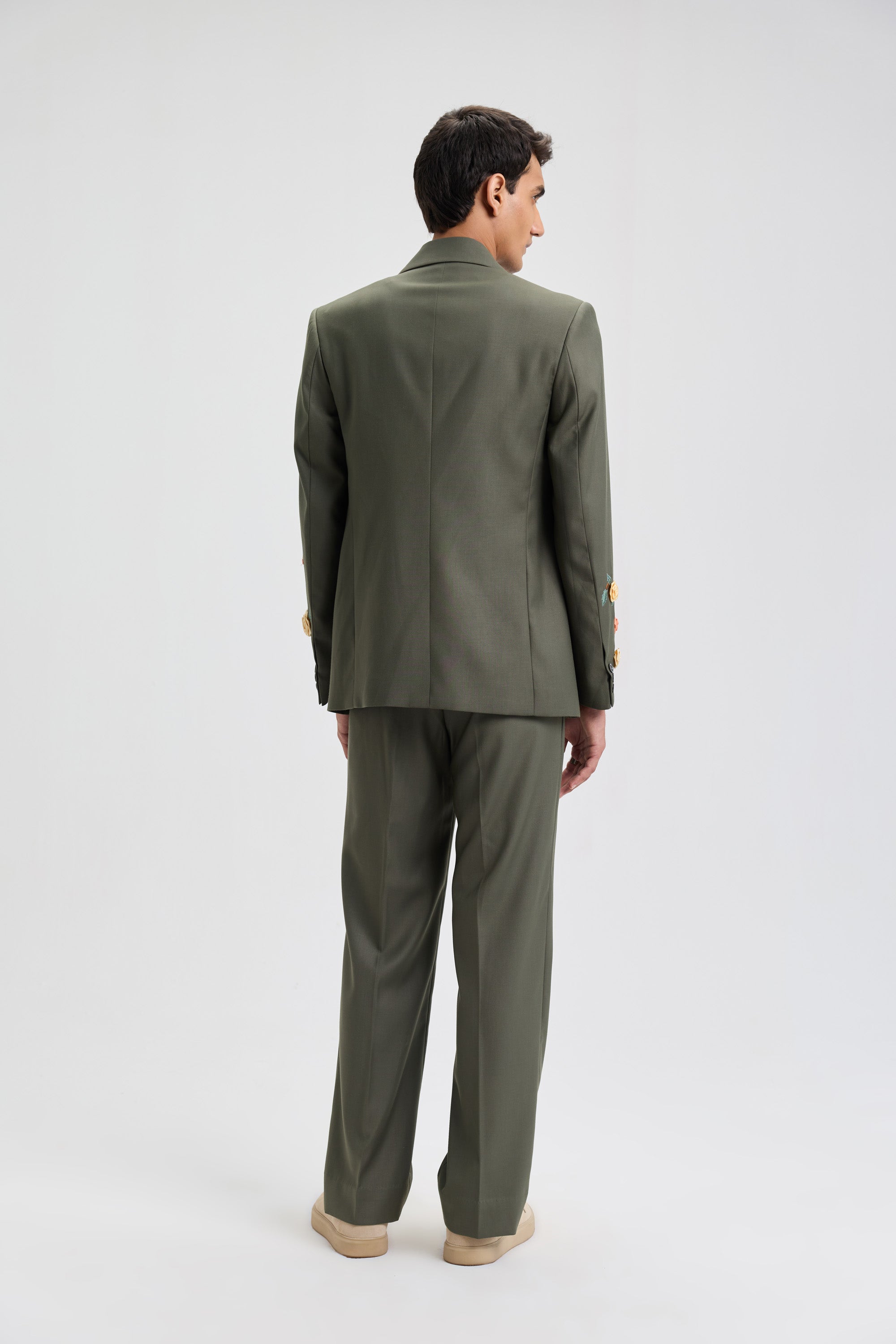 Formal pants- Olive green