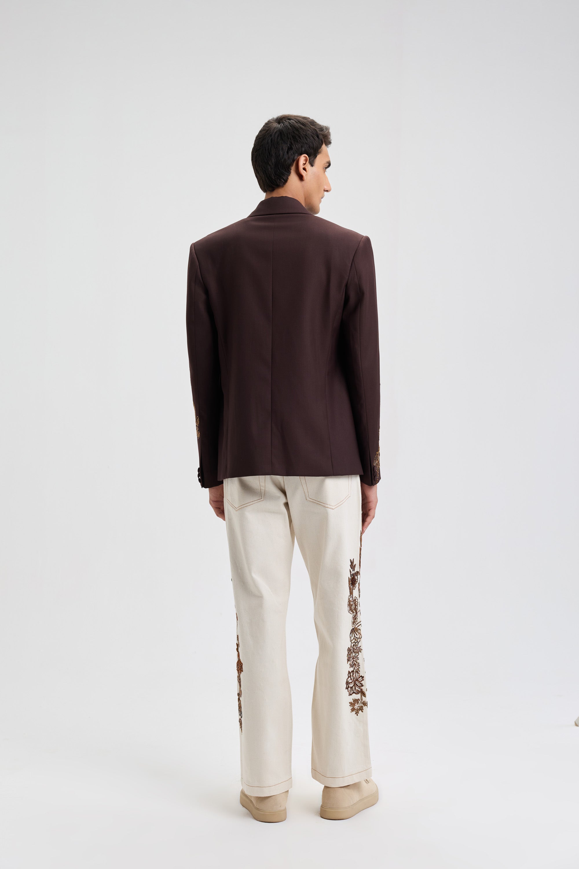 "Le Ibiza" Hand Embroidered Blazer