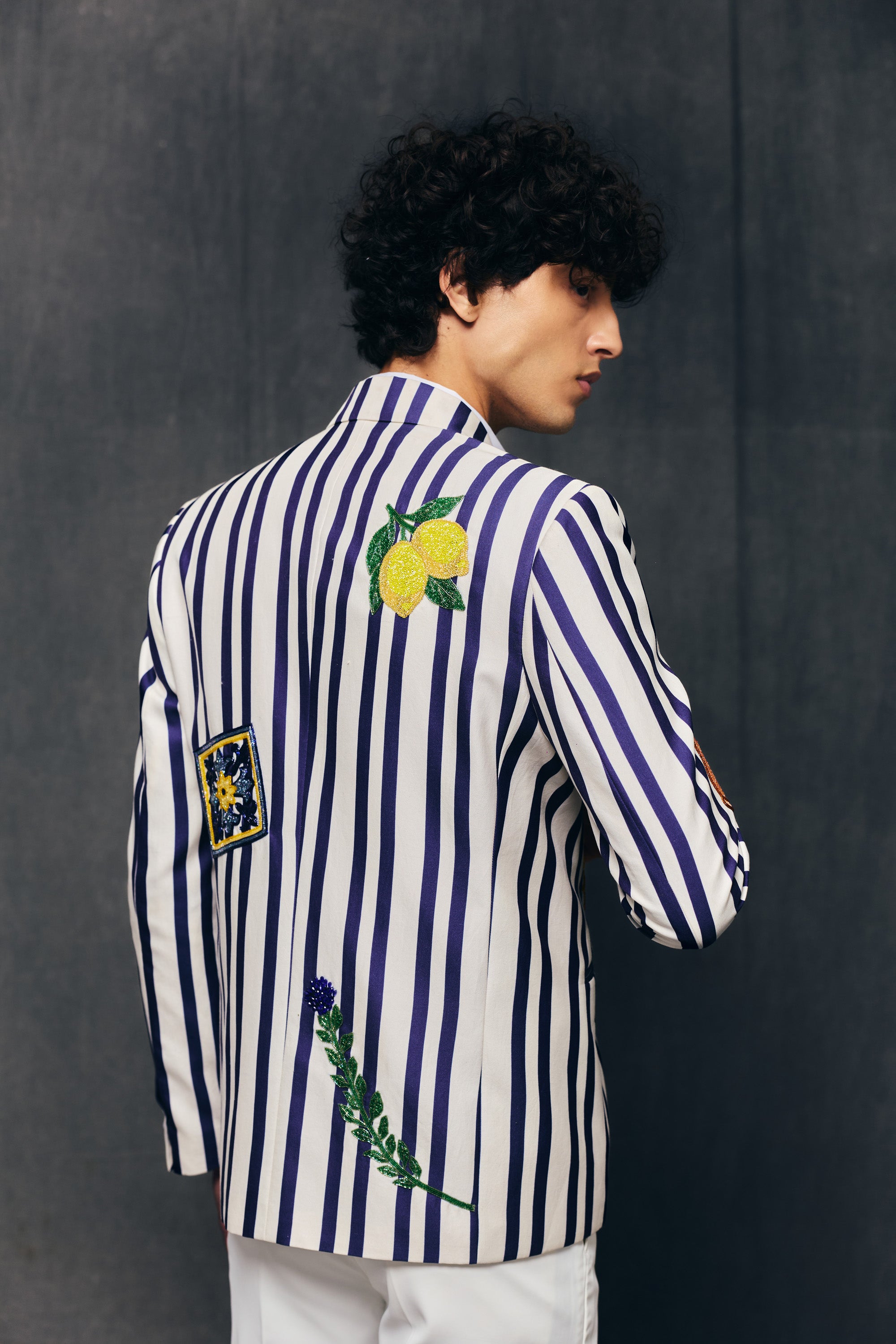 Dolce Vita hand embroidered blazer