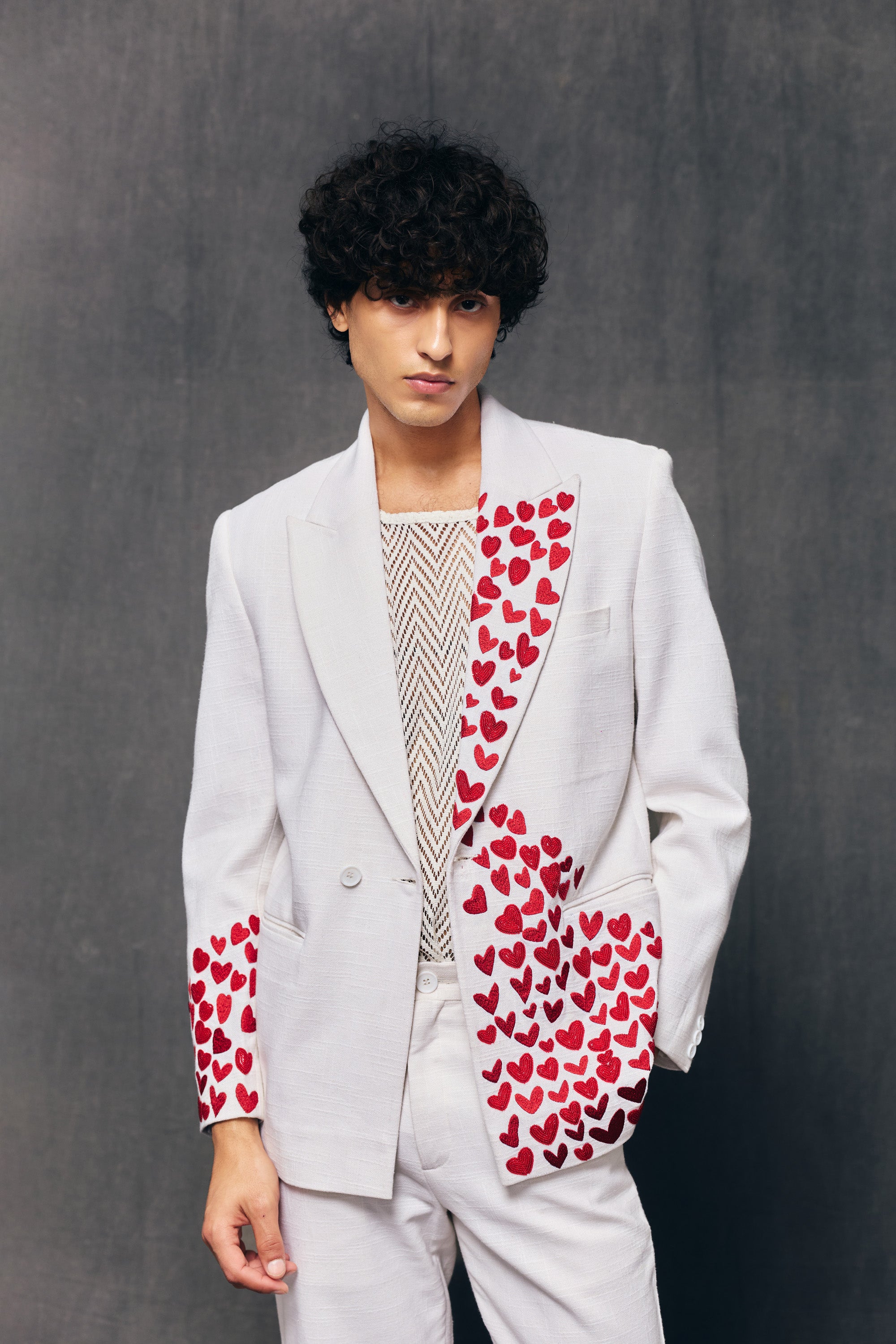 Amore Hand-Embroidered Blazer