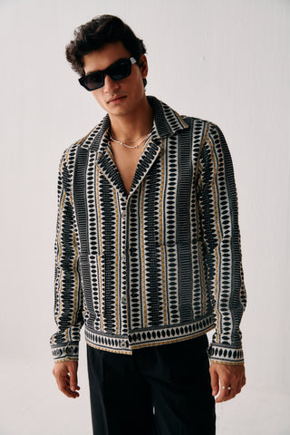 "Le Vintage" jacquard jacket