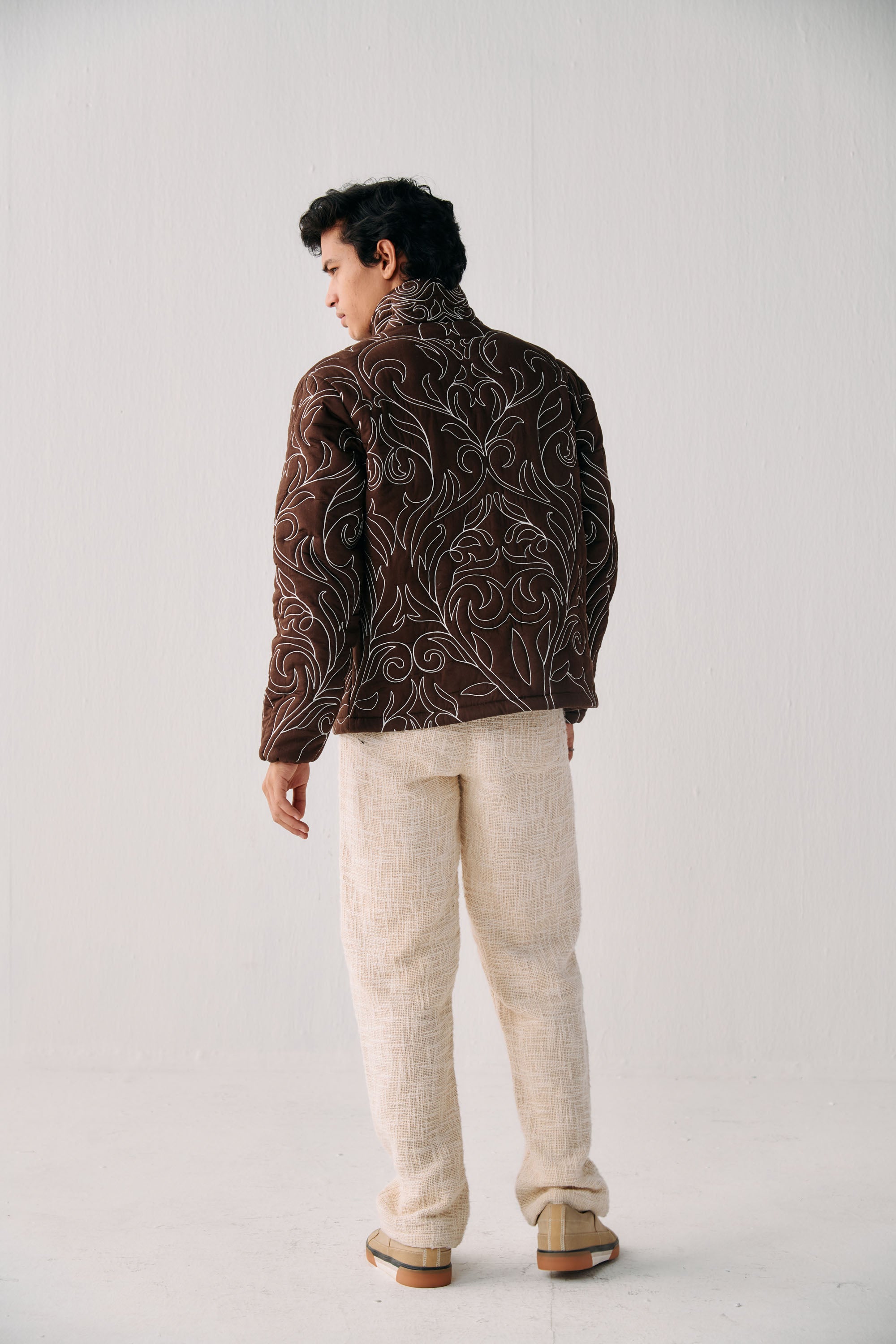 "Le Seoul" embroidered quilted jacket