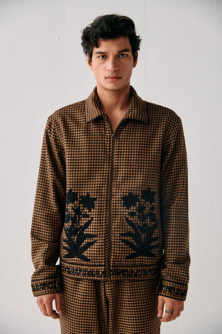 Gulmarg hand embroidered woolen jacket