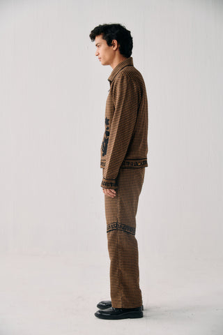 Gulmarg embroidered woolen pants