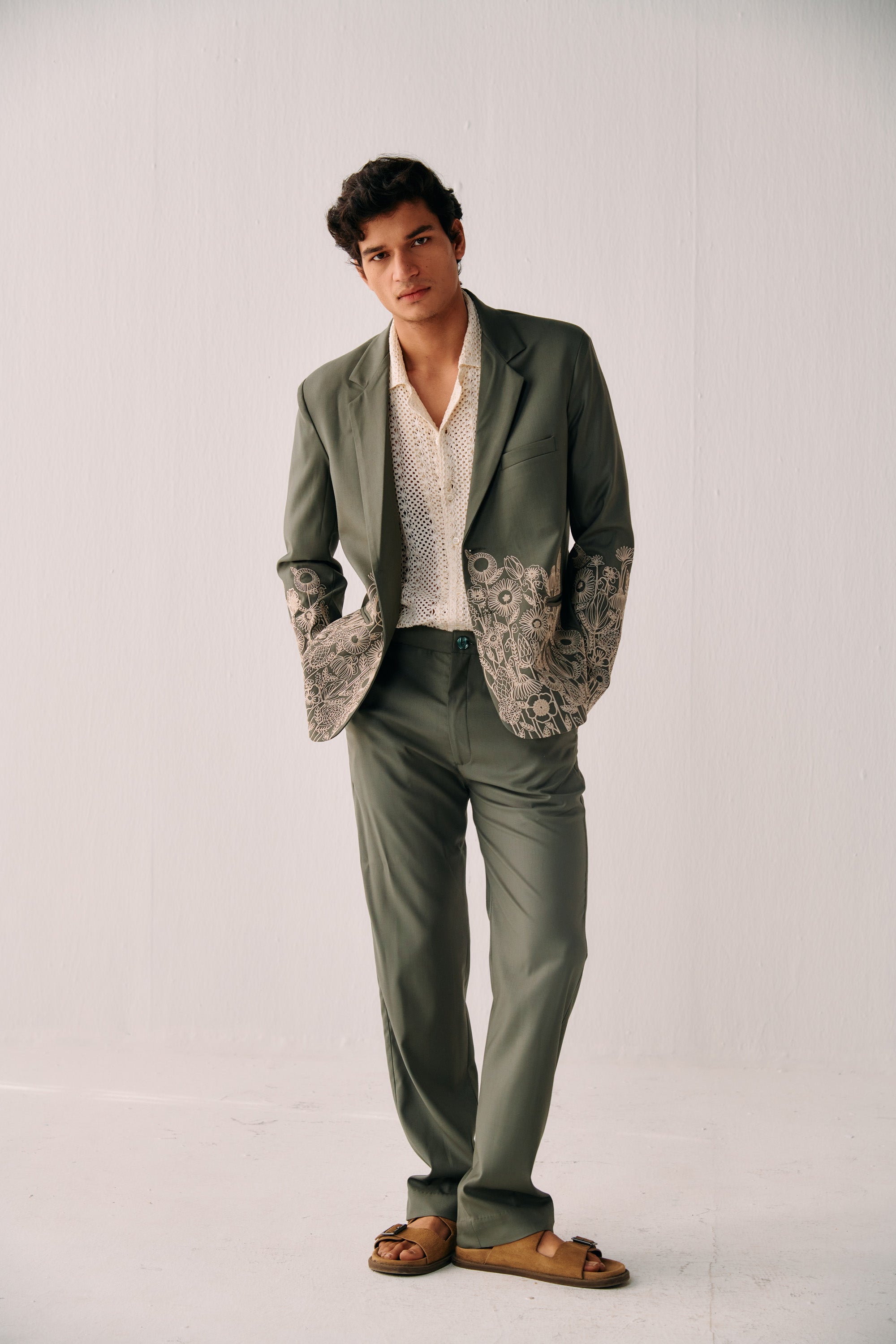 Formal pants- Sage green