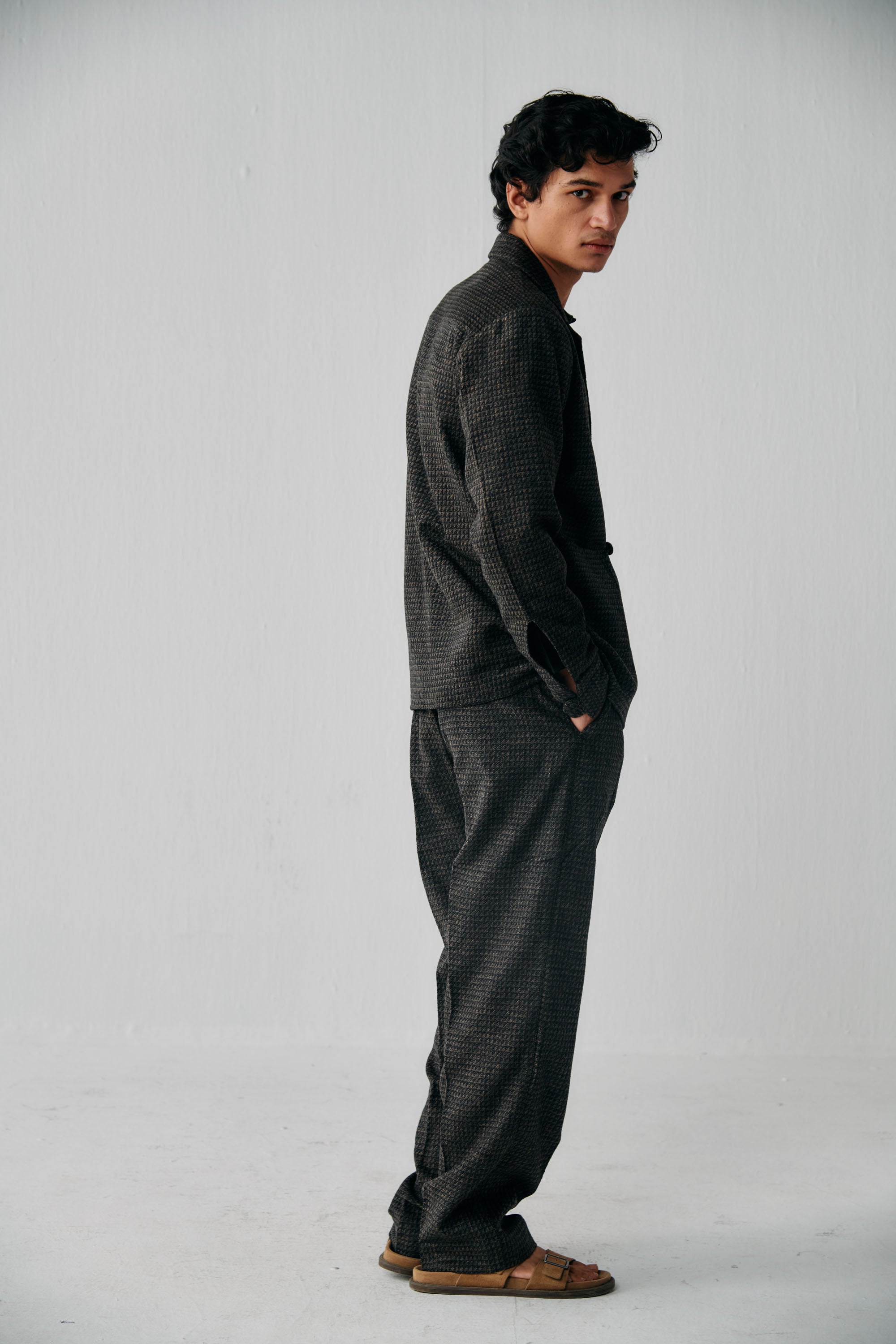 "Le Mont Blanc" pleated pants