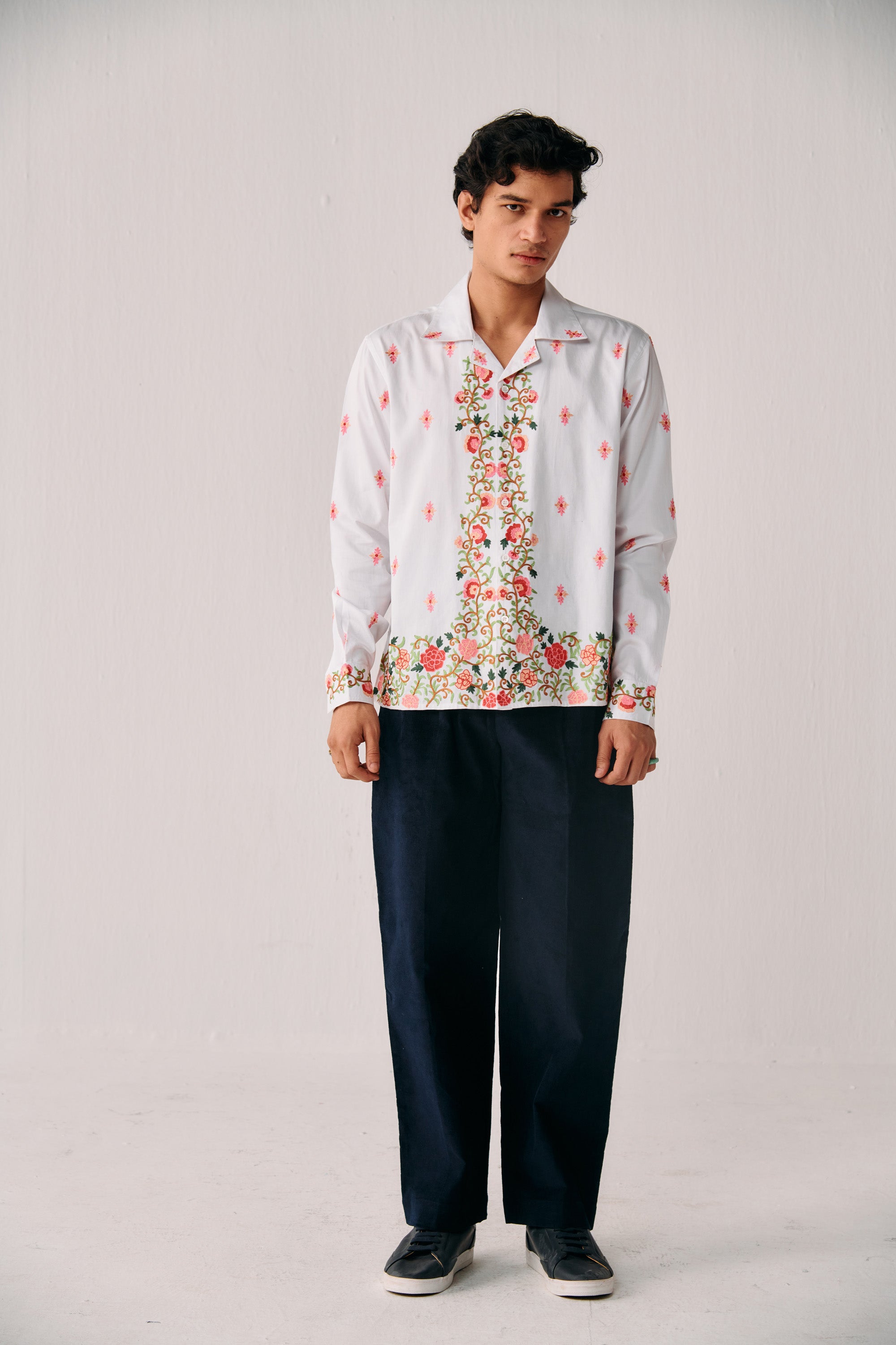 Giardino embroidered shirt