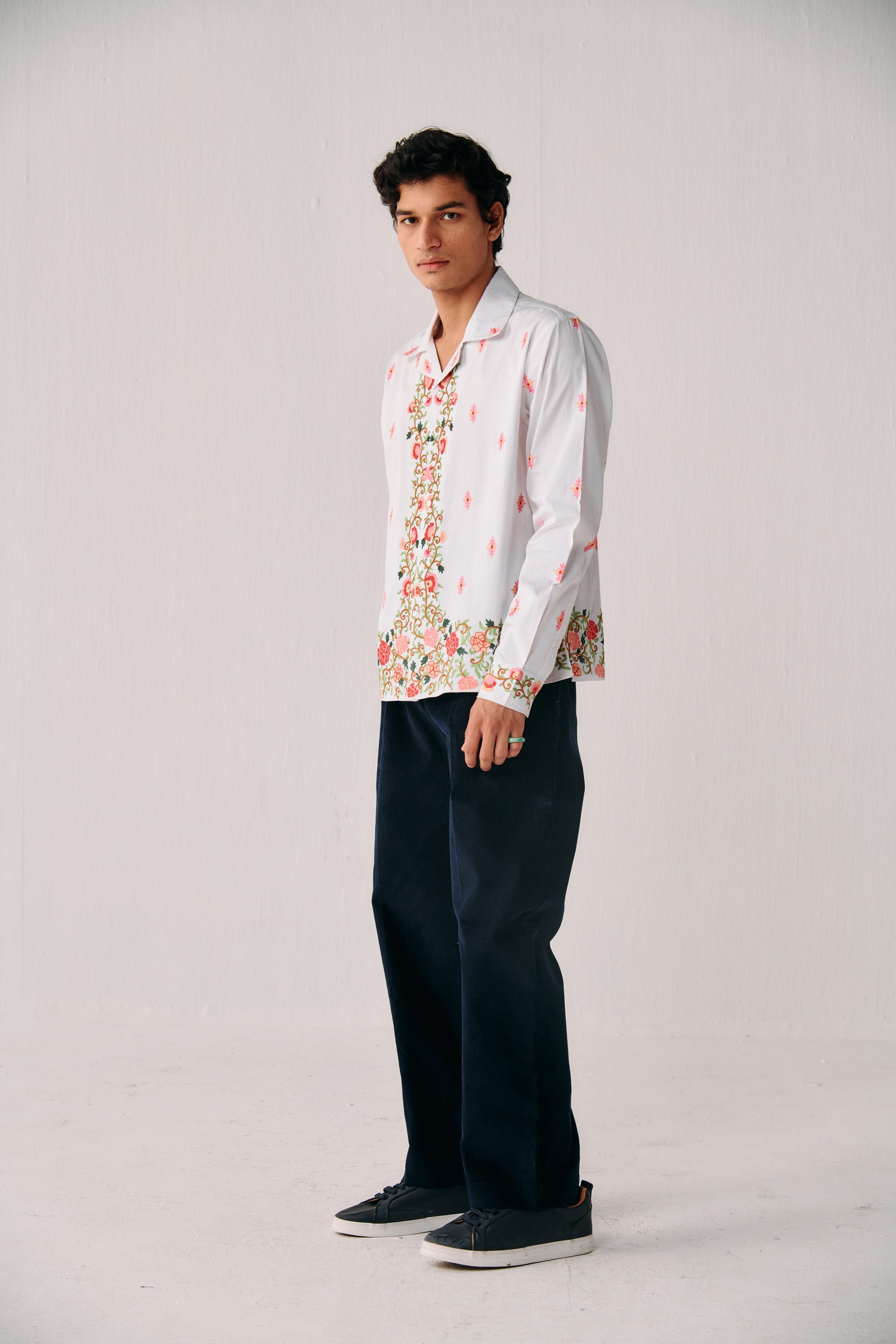 Giardino embroidered shirt