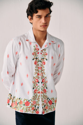 Giardino embroidered shirt