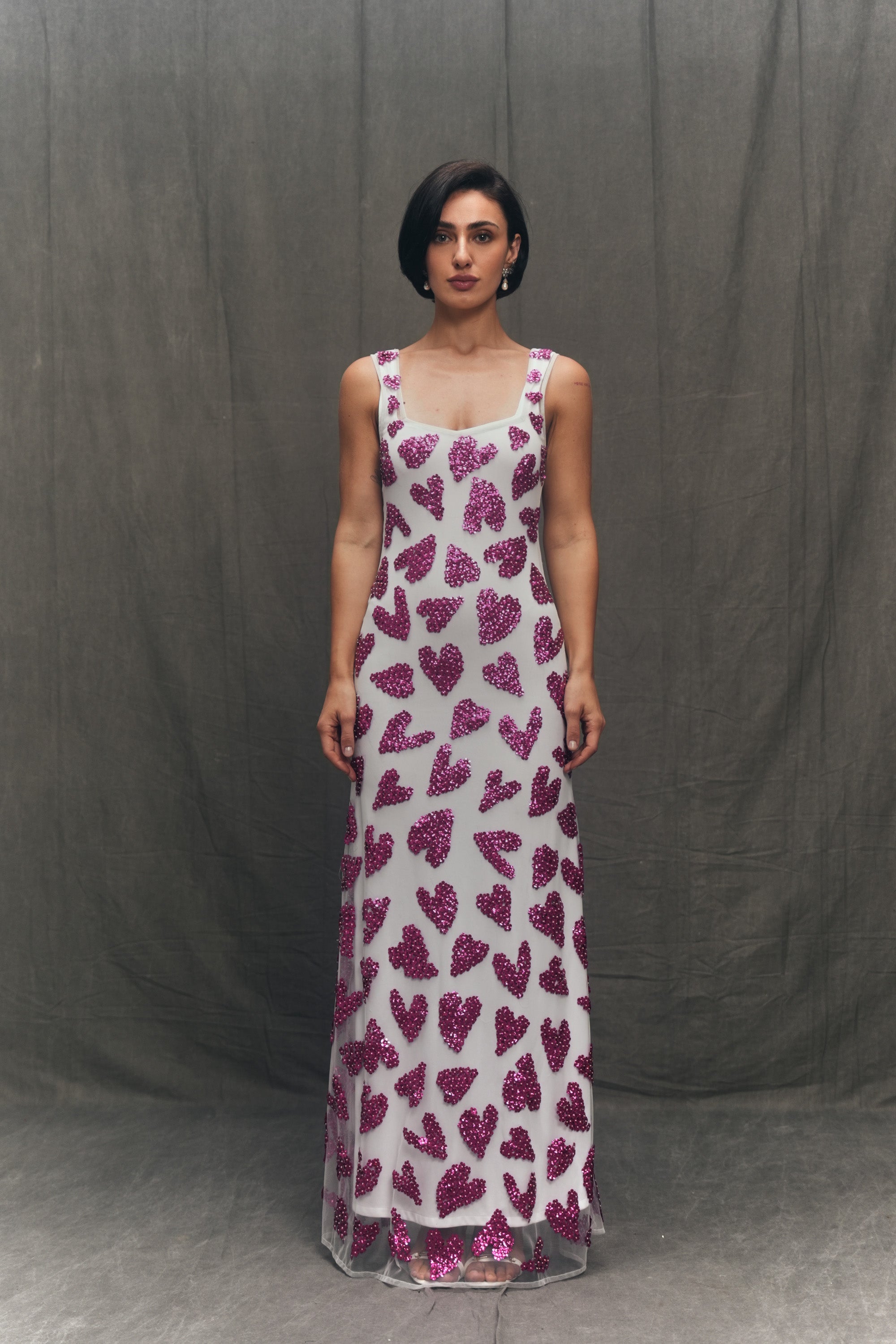 "Save the last dance" hand embroidered dress