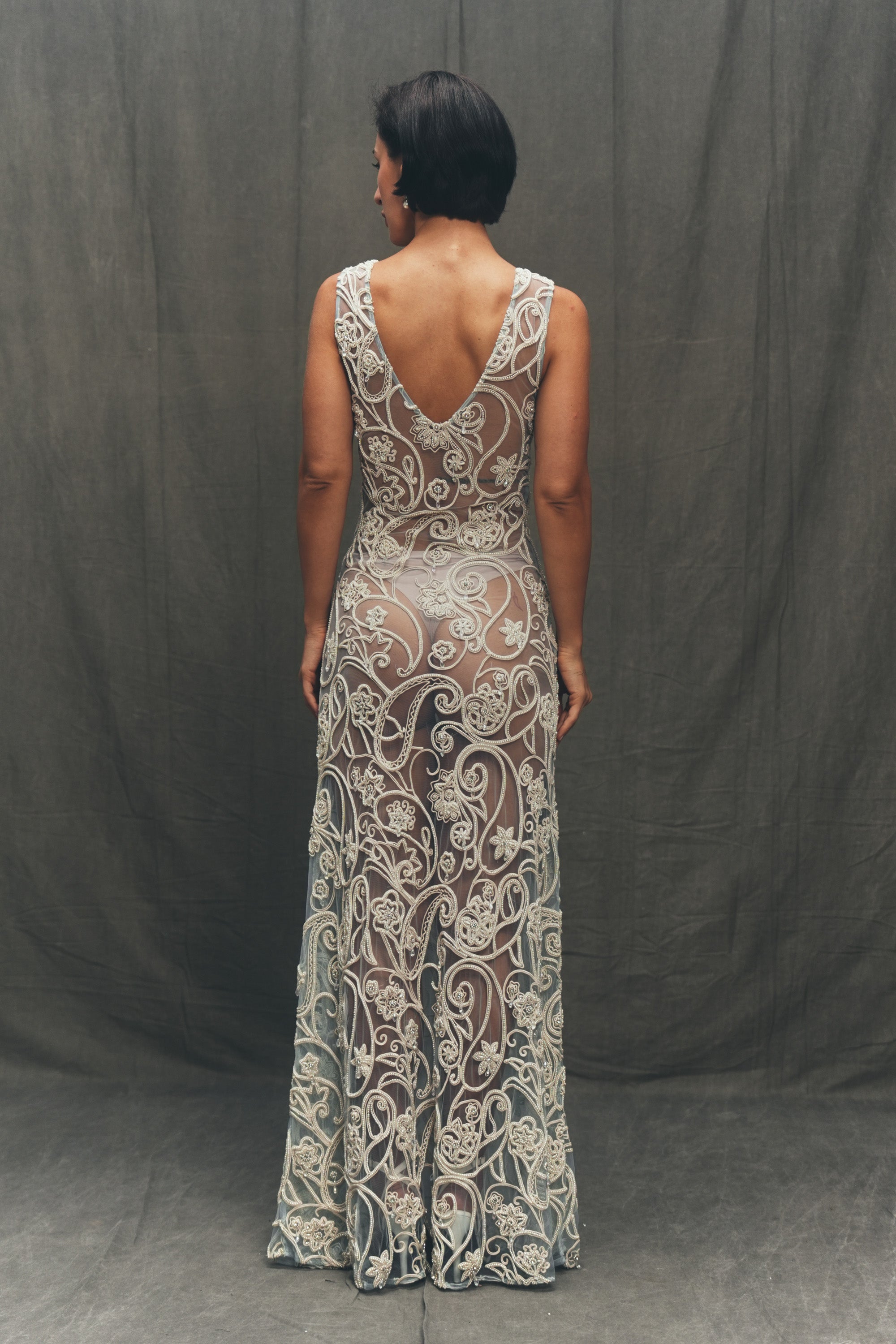 The Florentine Hand-Embroidered Gown