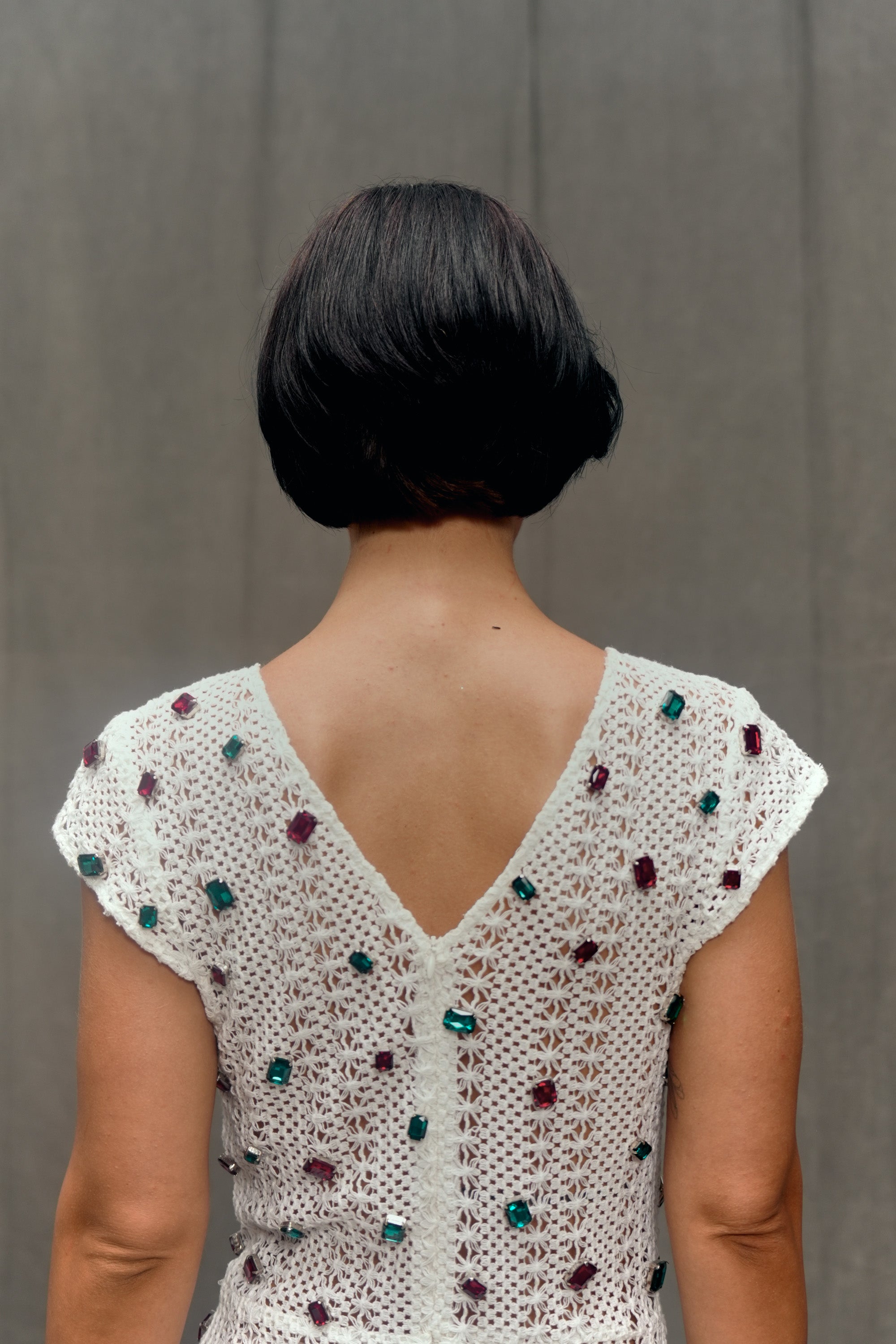 Ornella Embellished Knit Dress