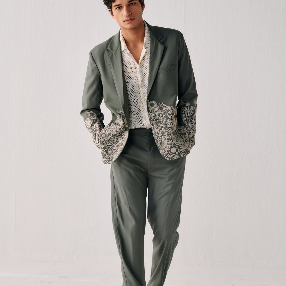 Formal pants- Sage green