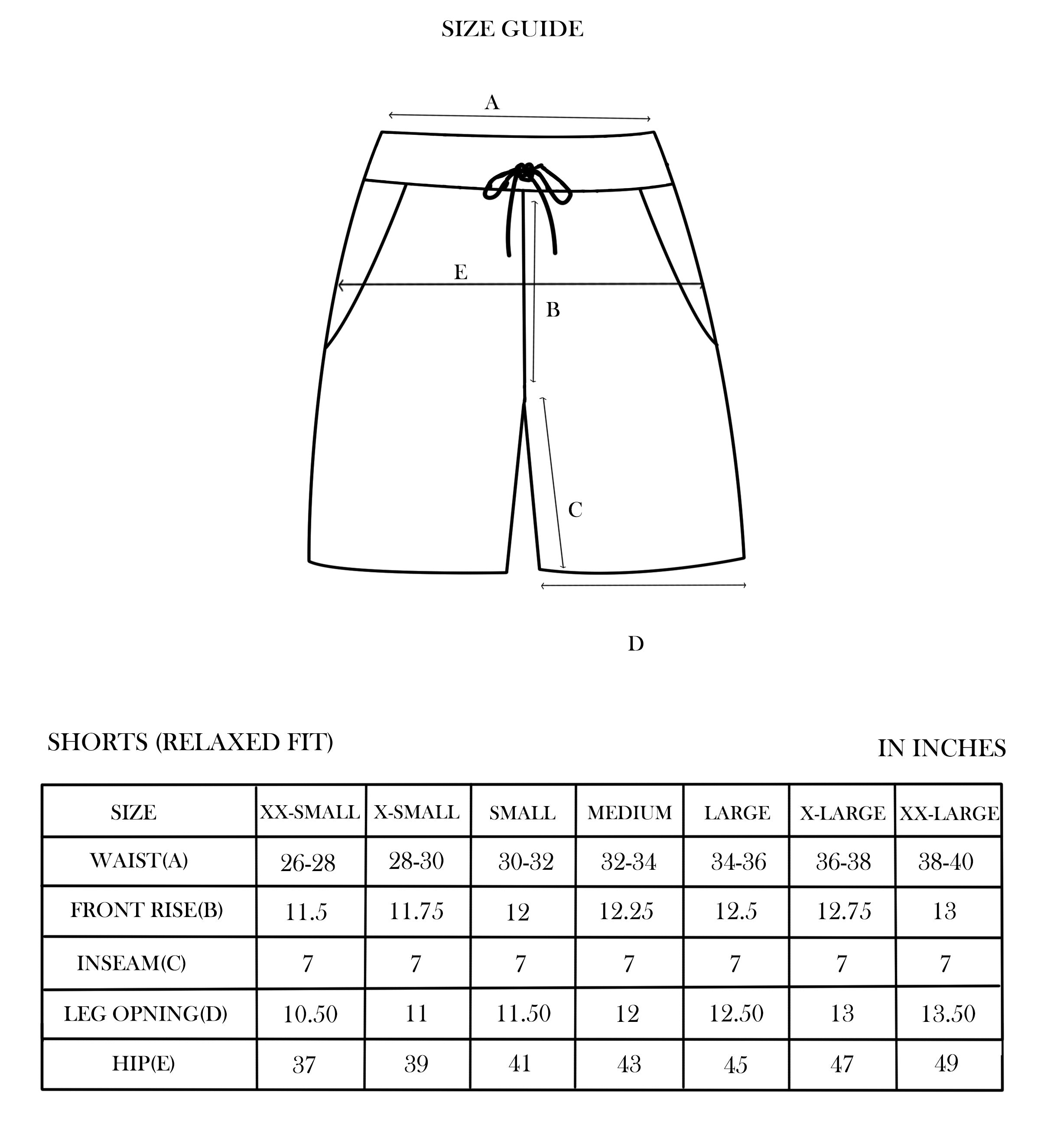 Paint stroke shorts