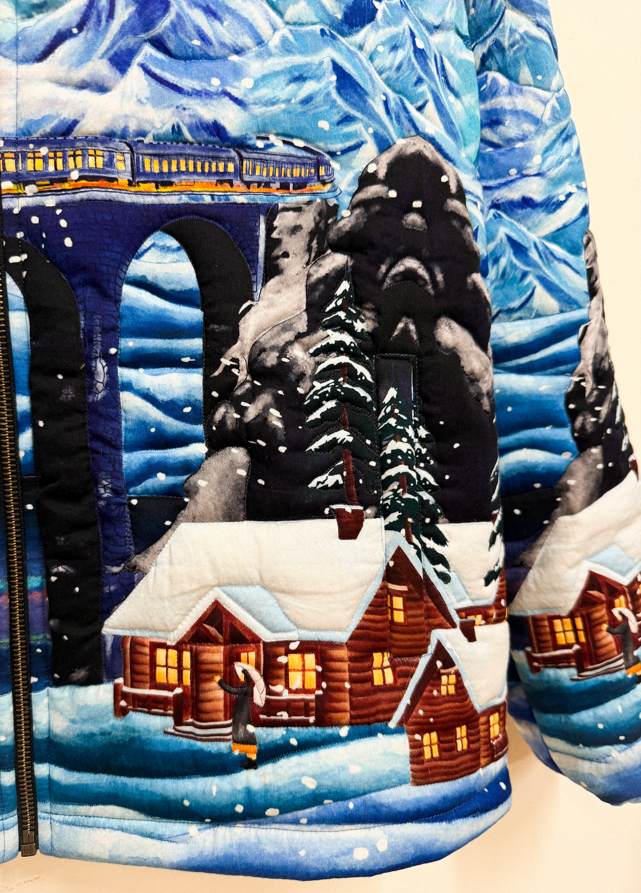 "The Polar Express" quilted jacket