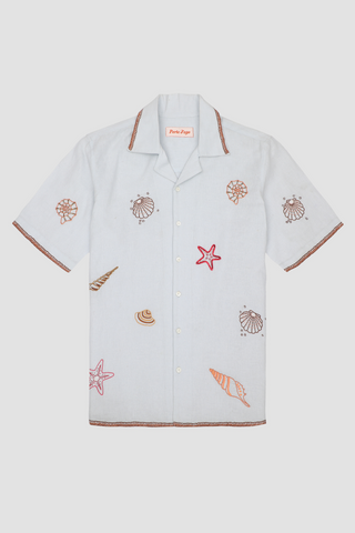 Seashells embroidered Shirt