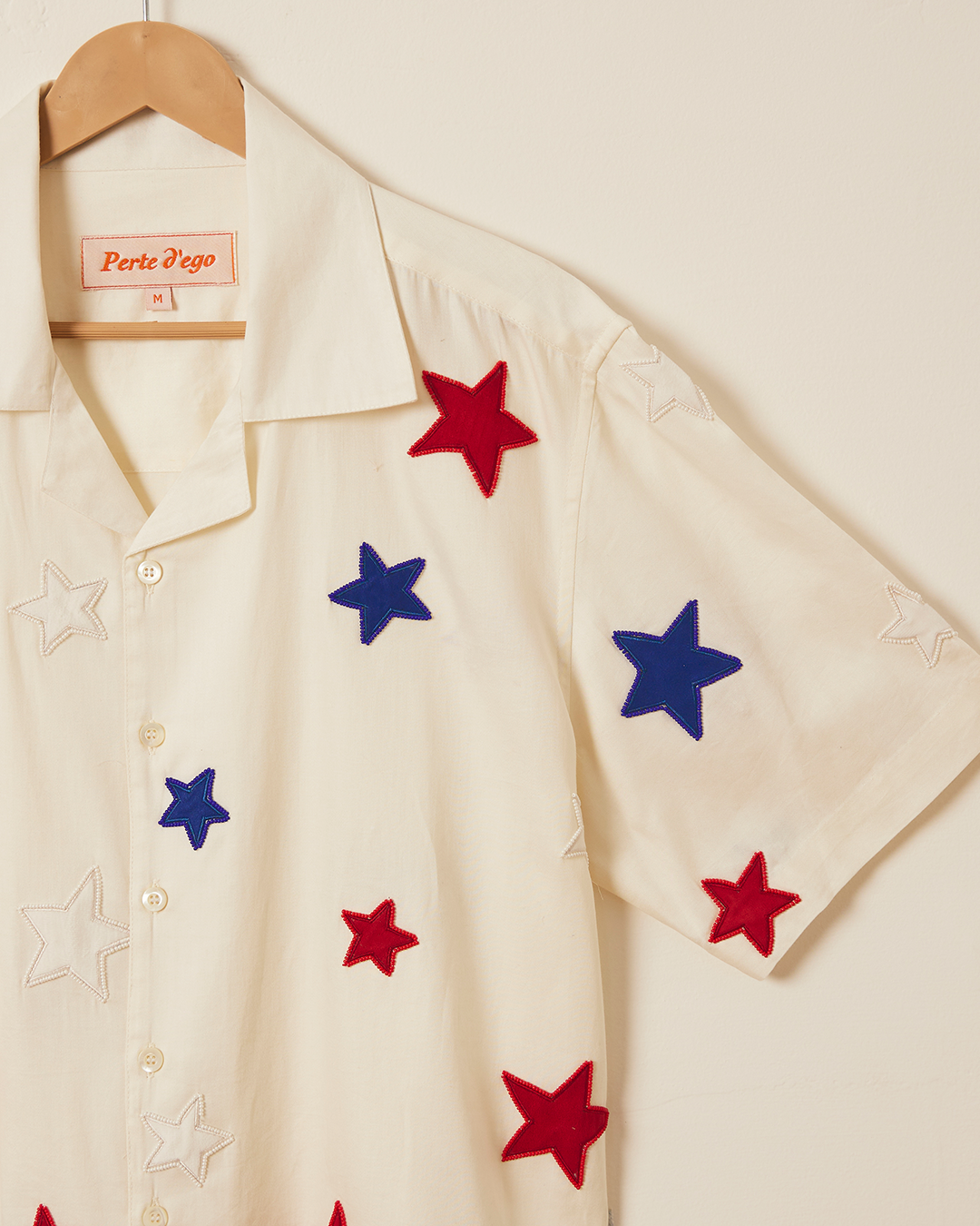 "Le Americana" hand embroidered shirt