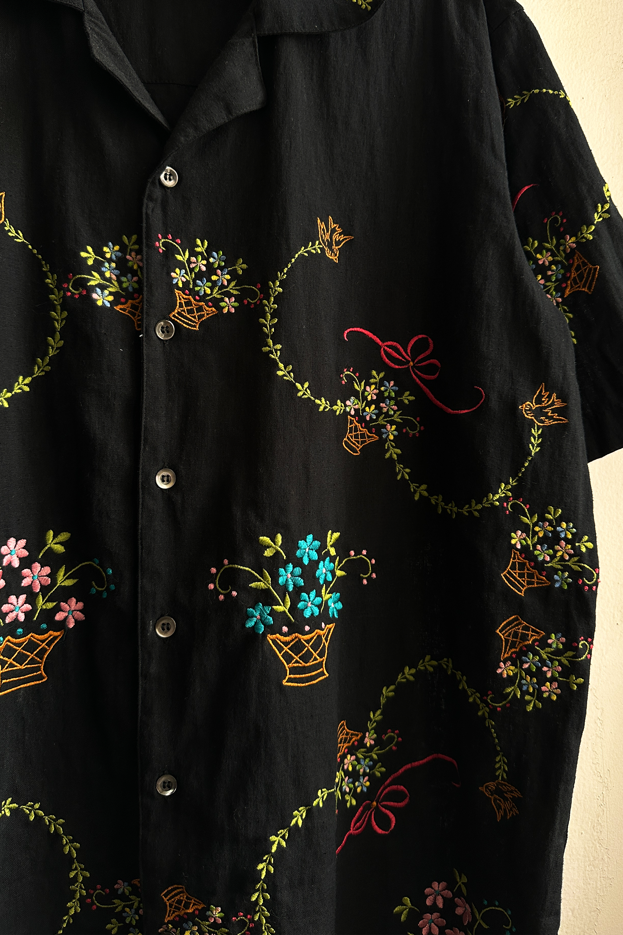 “Le Sicily” embroidered shirt