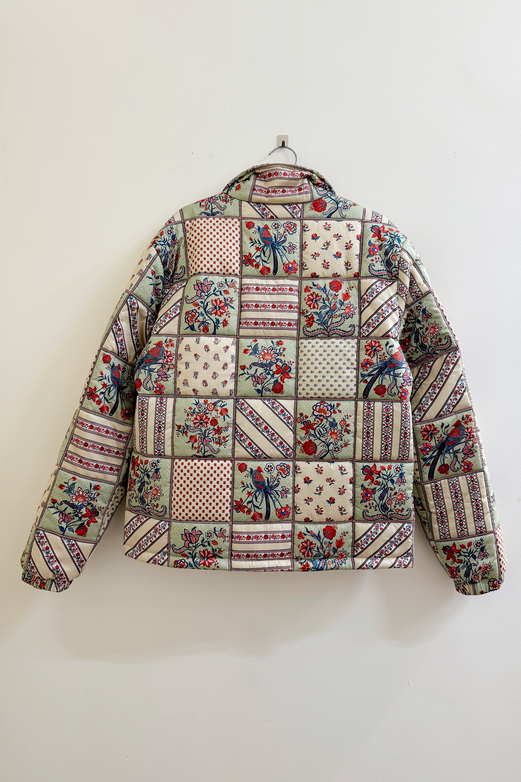 Chintz patchwork quilted jacket