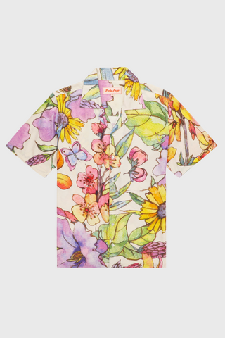 Floral sketch shirt