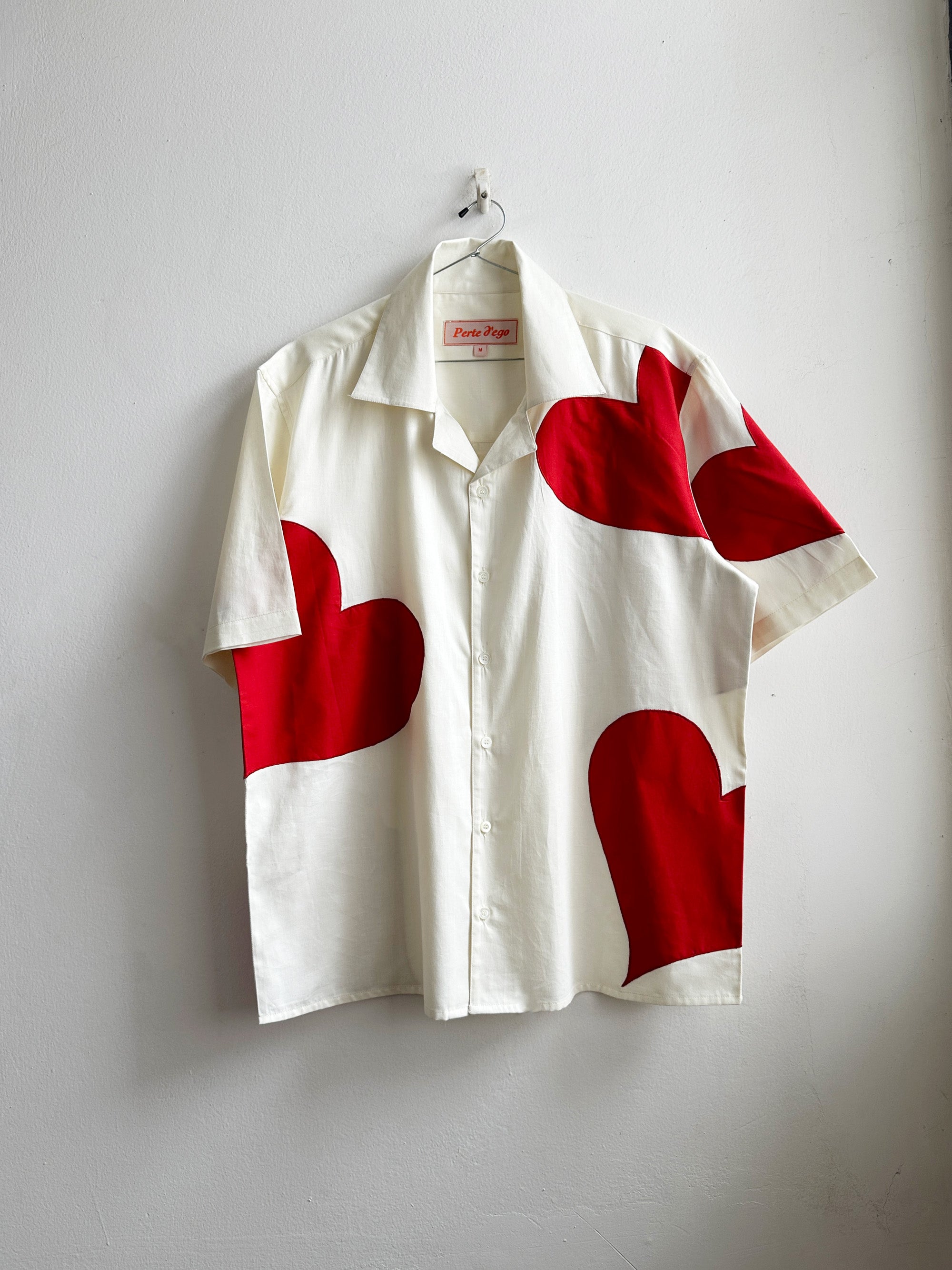 Hearts applique shirt