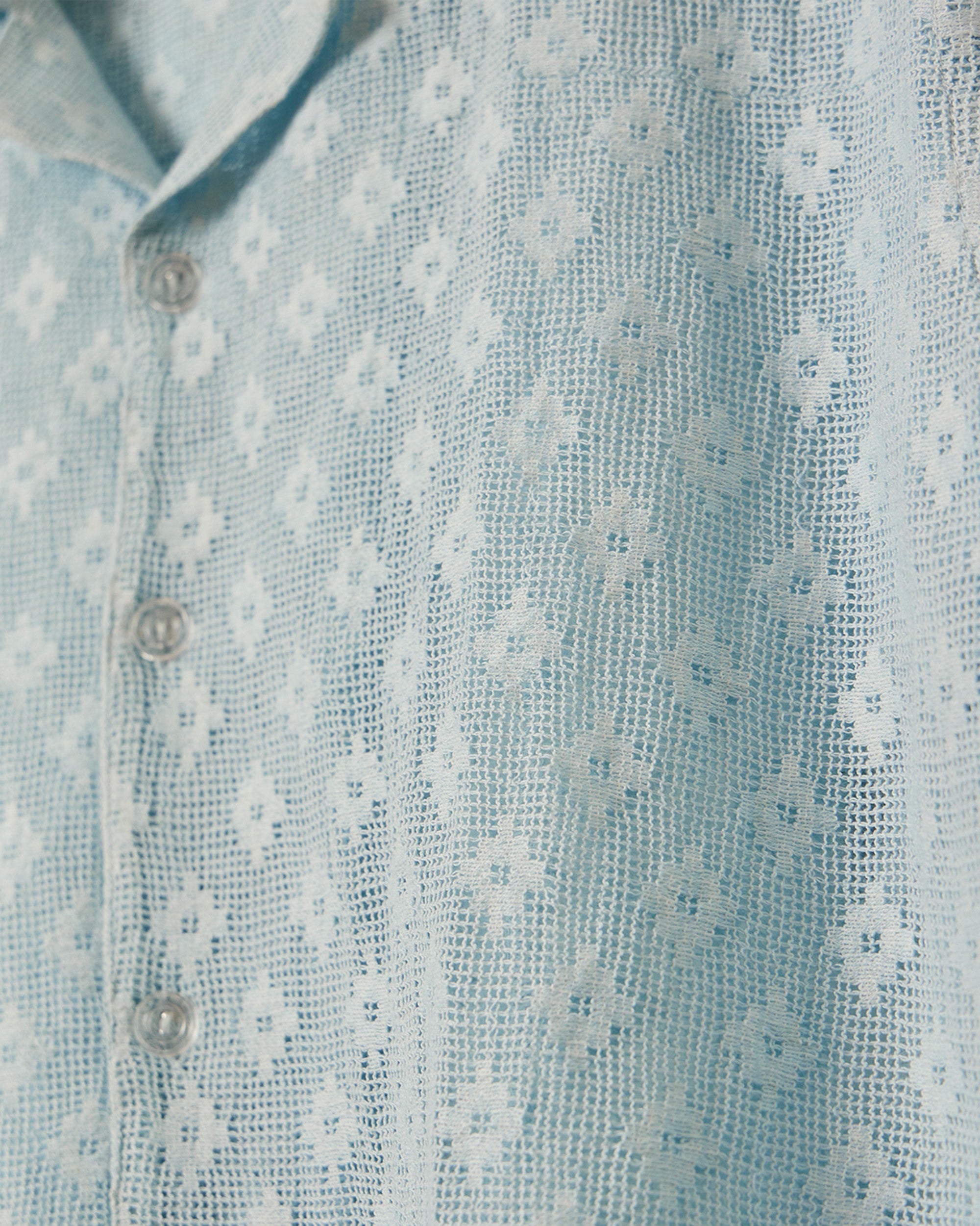 Baby blue lace shirt