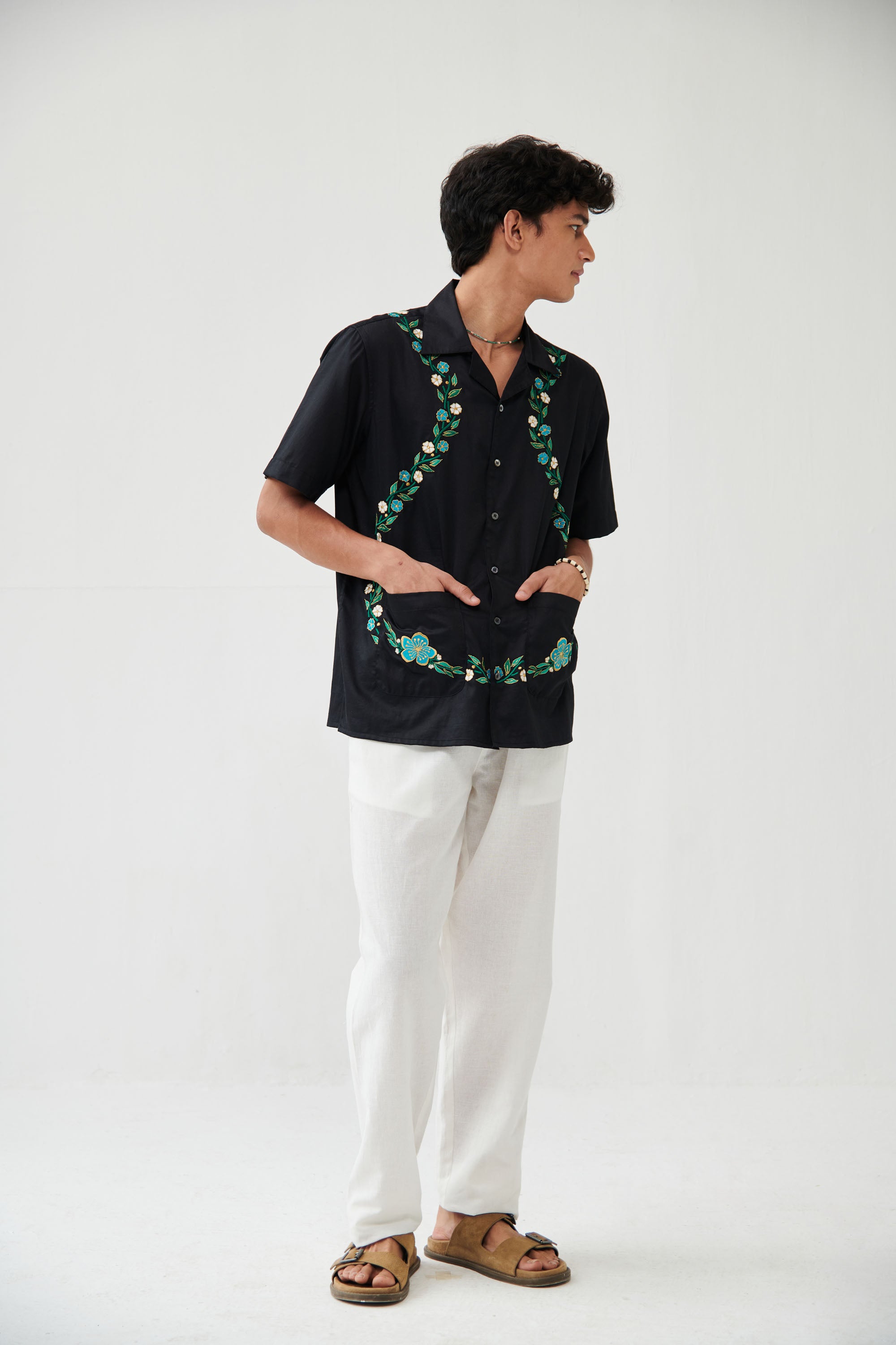 "The Italian Job" embroidered shirt