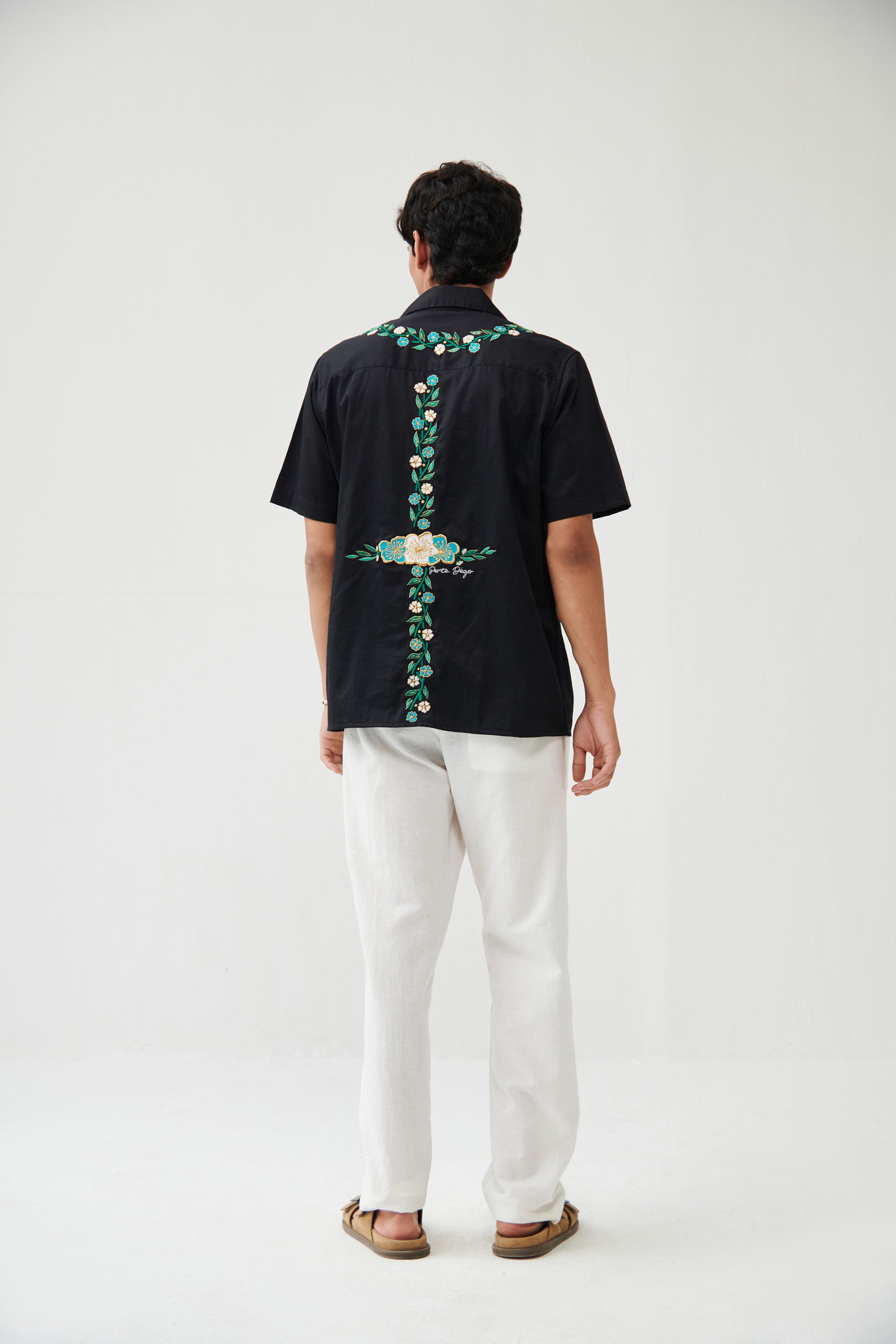 "The Italian Job" embroidered shirt