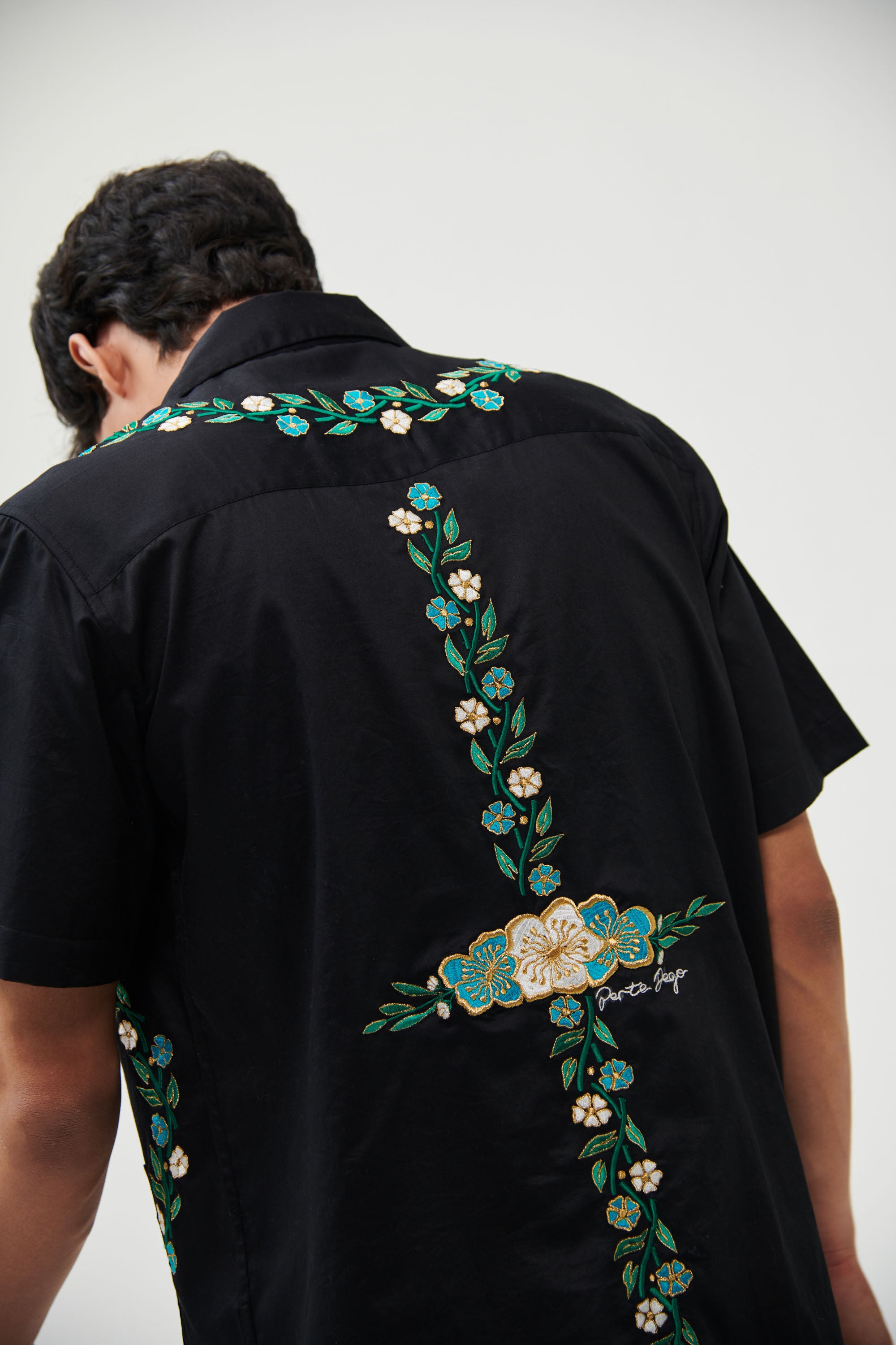 "The Italian Job" embroidered shirt